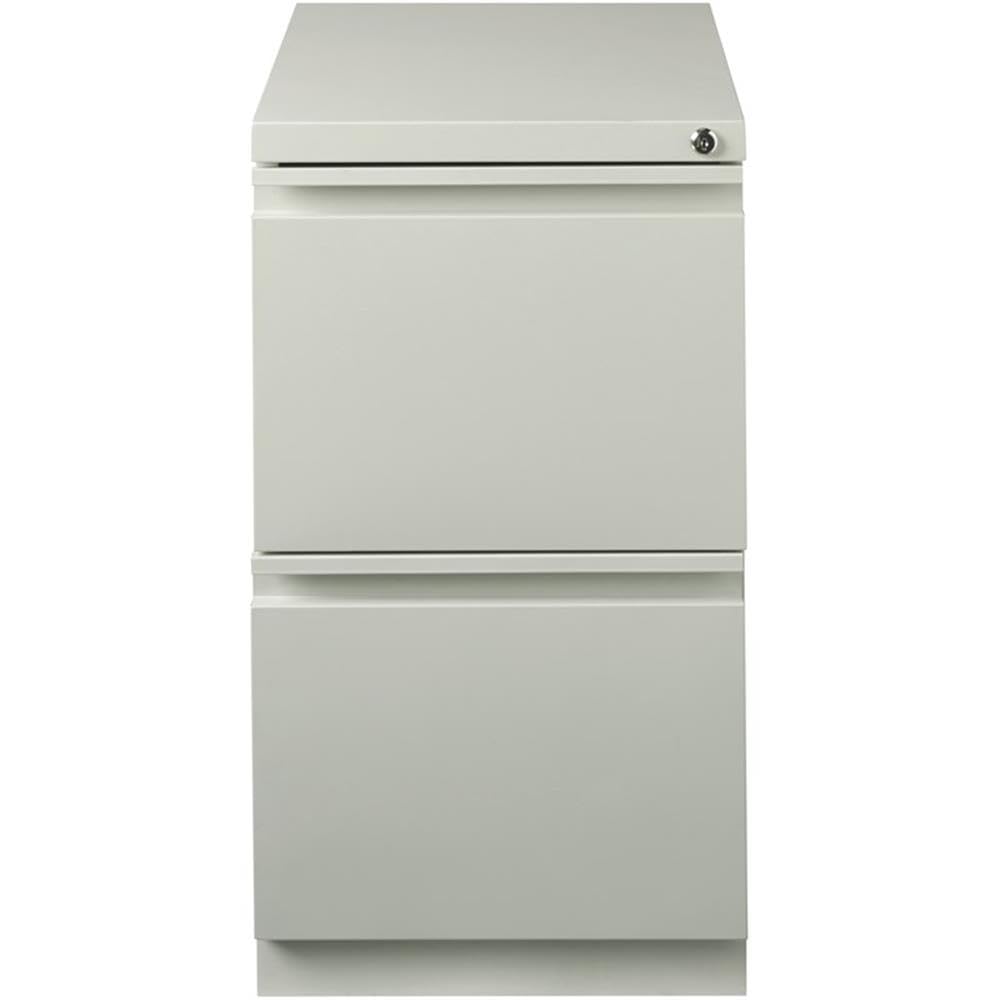 Hirsh (Set of 12) 20" Deep 2 Drawer Metal Mobile File Cabinet in Light Gray
