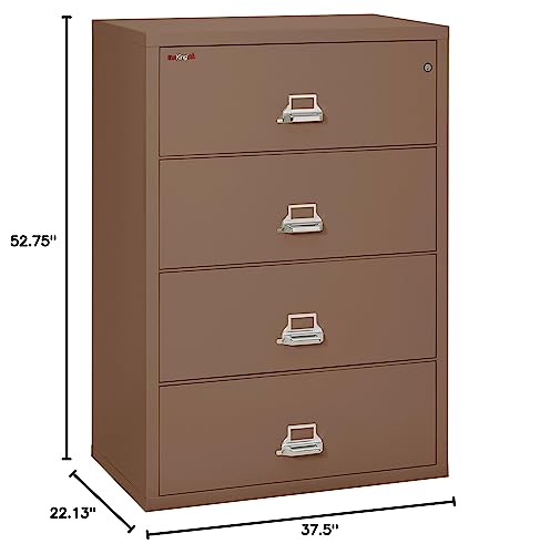 FireKing Lateral 4 Drawer Legal and Letter Fire Safe File Cabinet