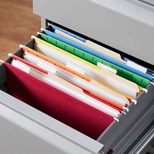 Amazon Basics Hanging File Folders, Letter, 25-Pack