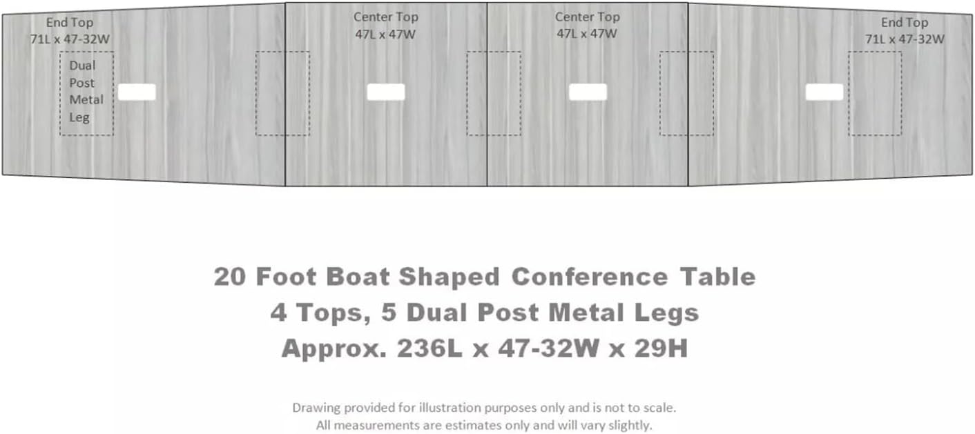 20FT Executive Conference Table