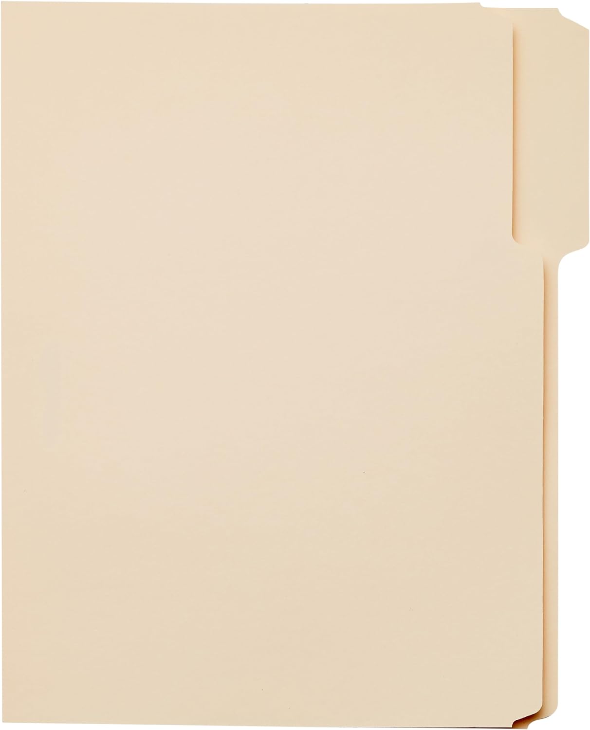 Amazon Basics File Folders with Tabs for Filing, 1/3-Cut Tab