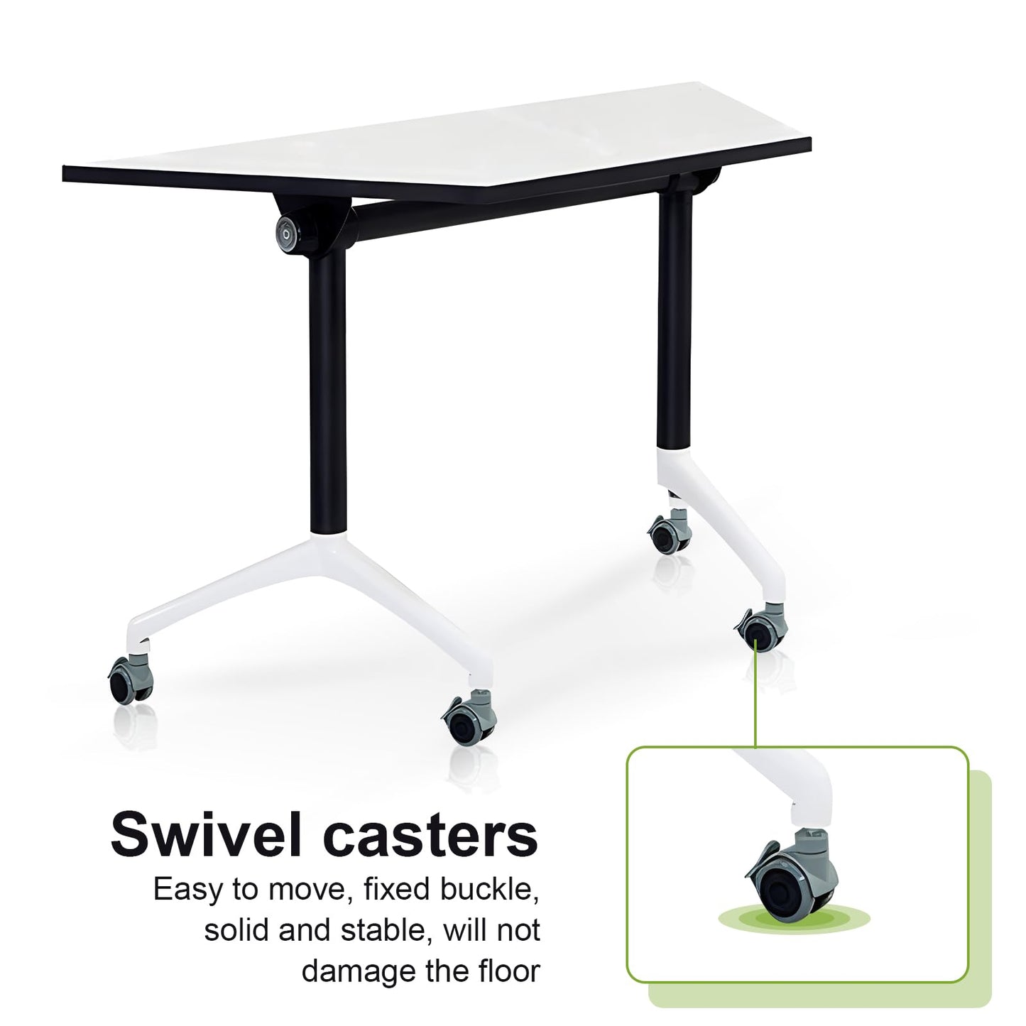 4 Pack Folding Conference Table Conference Room Table Meeting Table