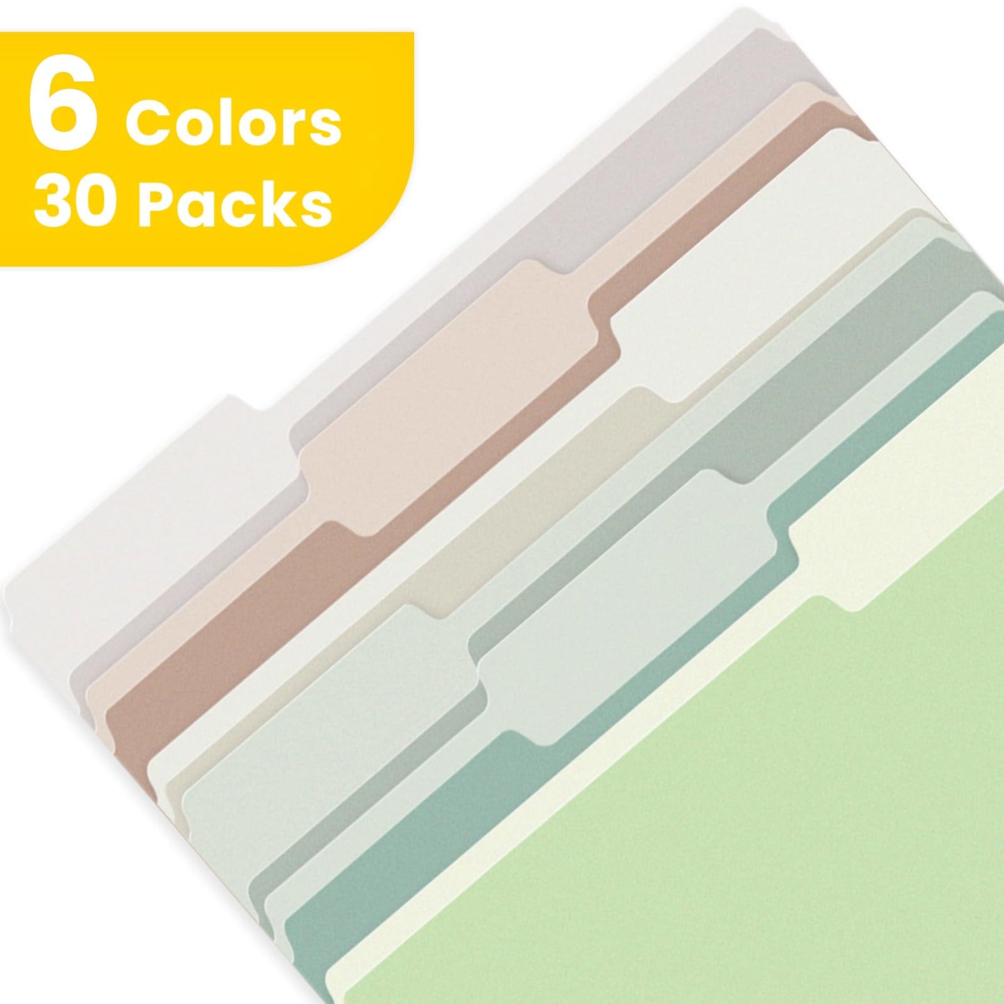 SUNEE File Folders, 30 Pack Manilla Folders 8.5 x 11