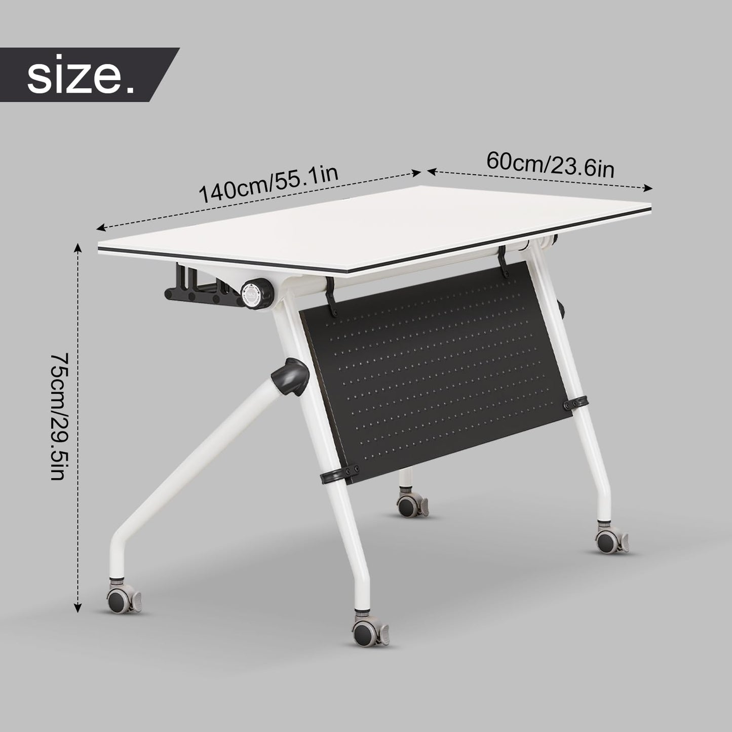4 Pack Folding Conference Table Conference Room Table Meeting Table