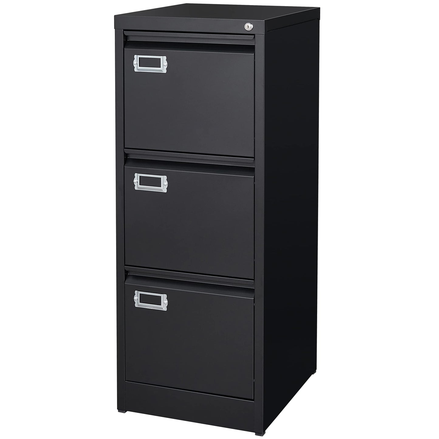 2-Drawer Vertical Locking File Cabinet, Steel, Letter Size