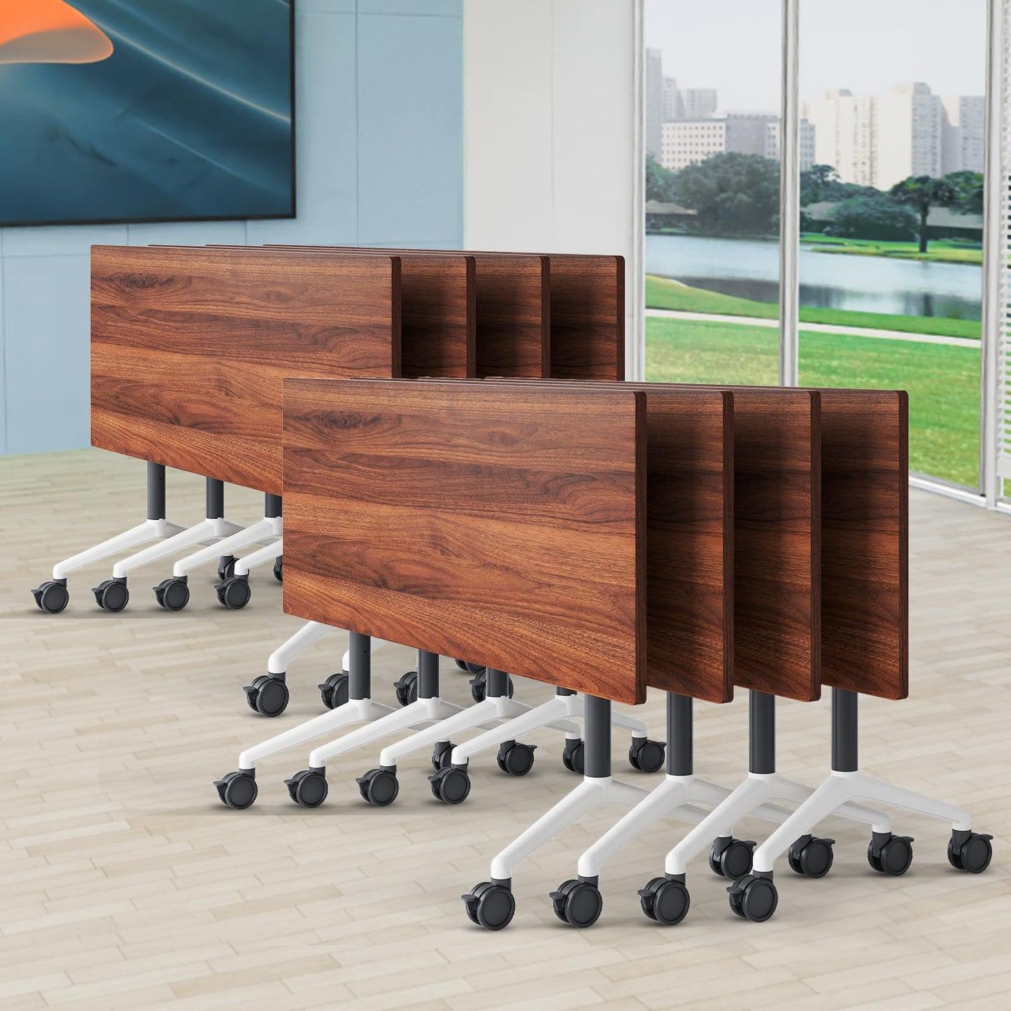Mobile Folding Conference Table