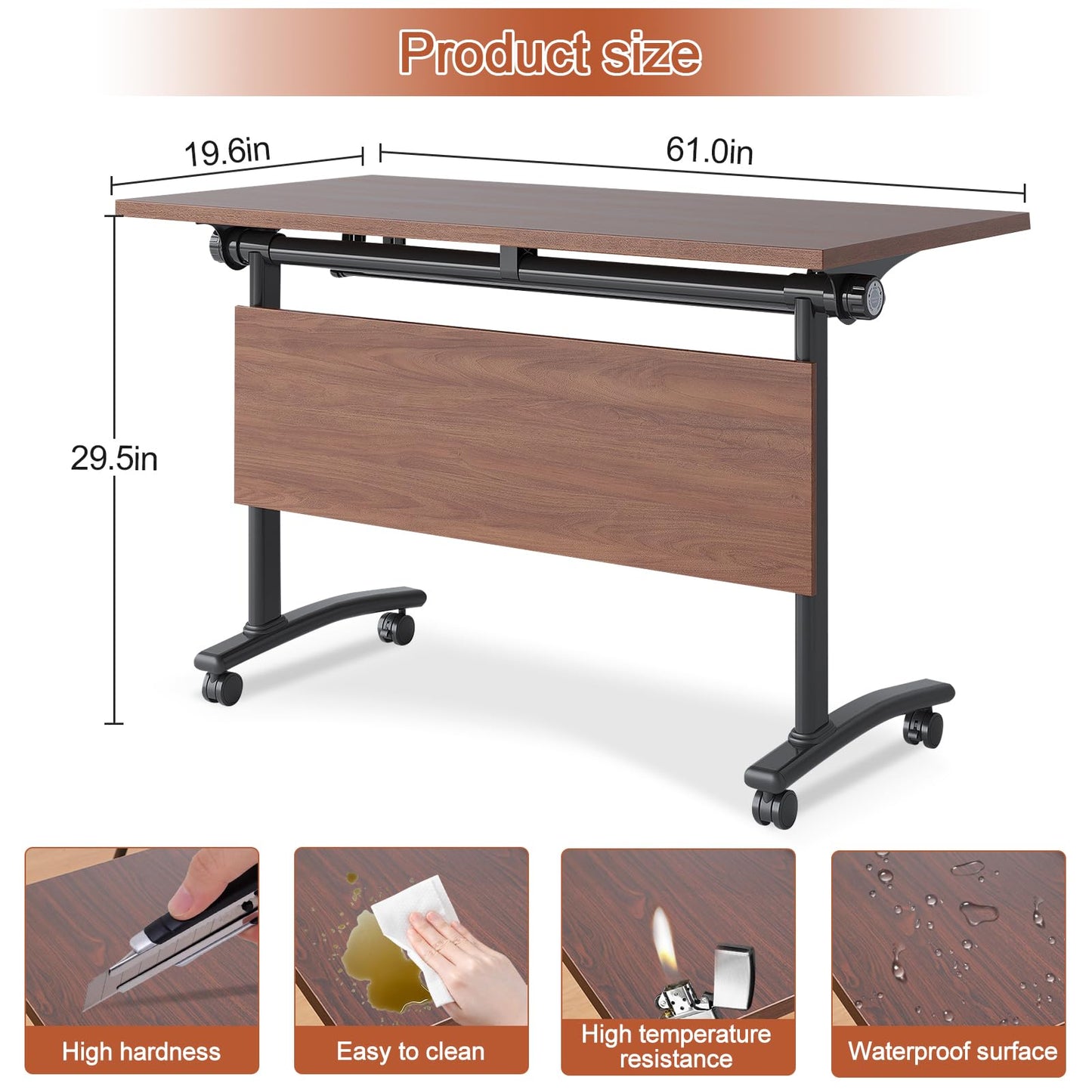 Folding Conference Table, 2-10 People Conference Room Tables