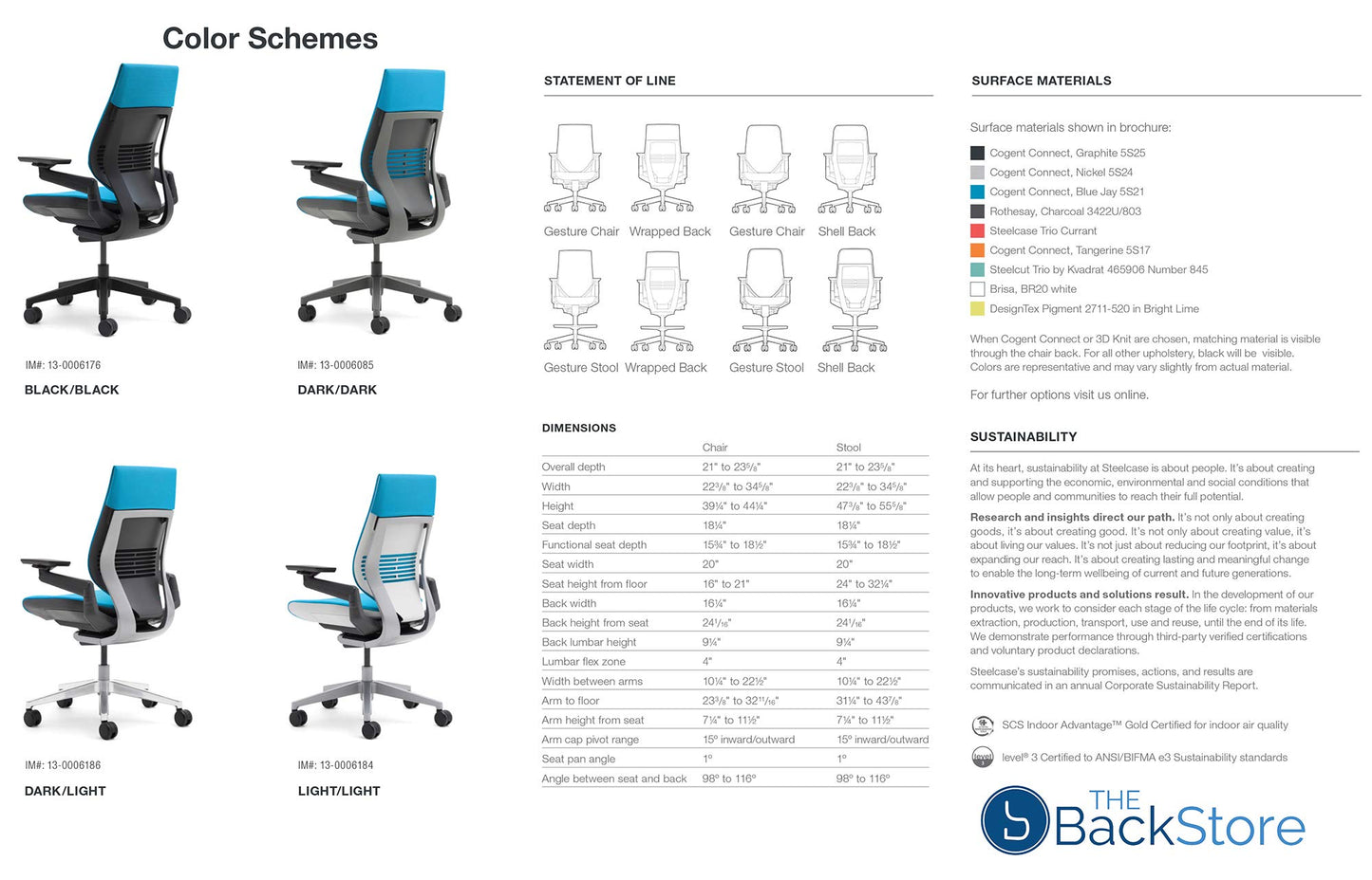 Steelcase Gesture Leather Chair