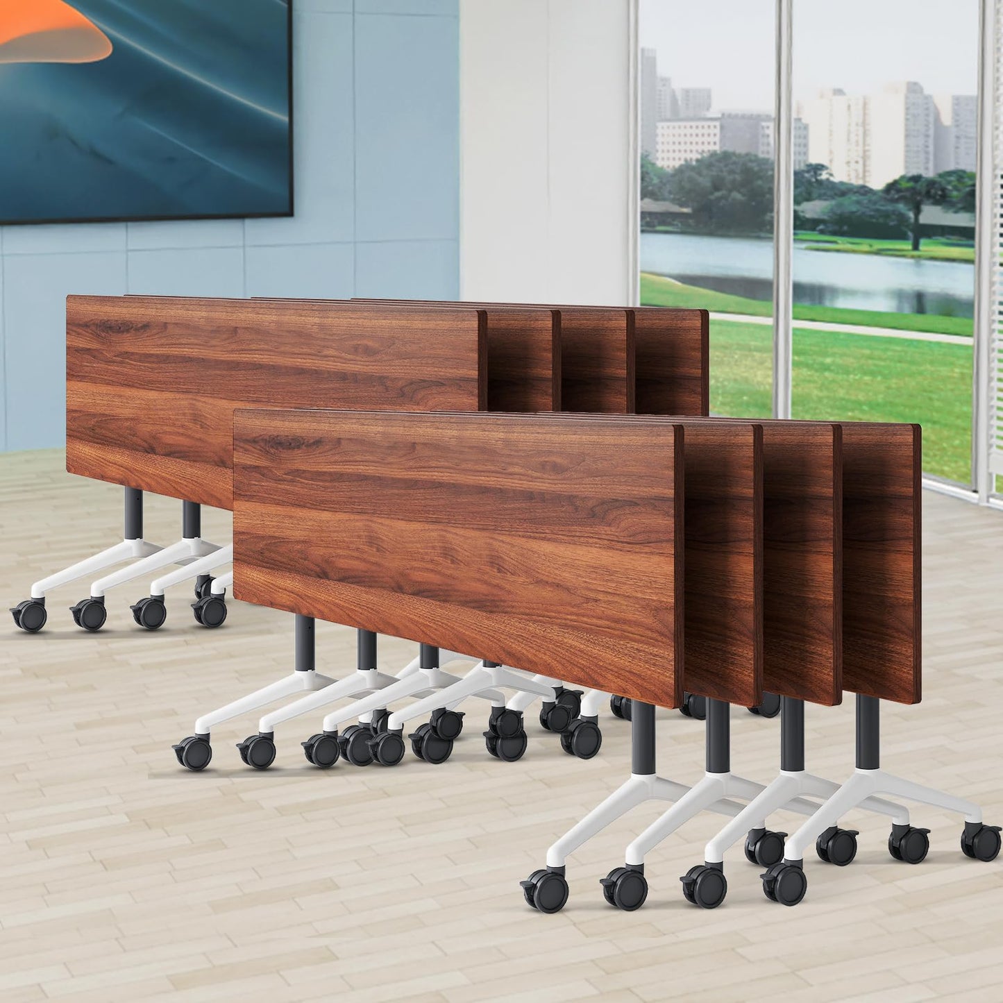 Mobile Folding Conference Table