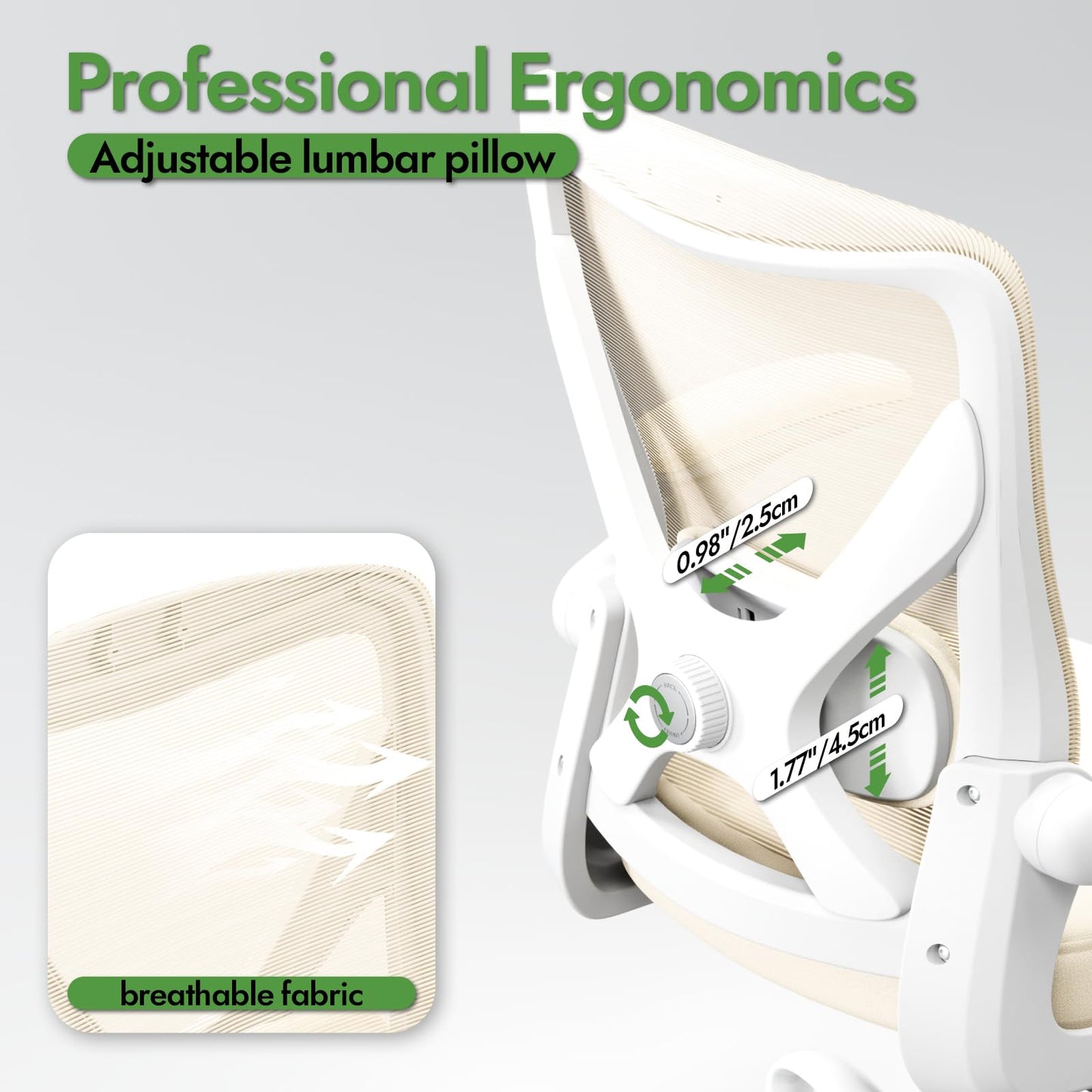 X-Shaped Ergonomic Office Chair