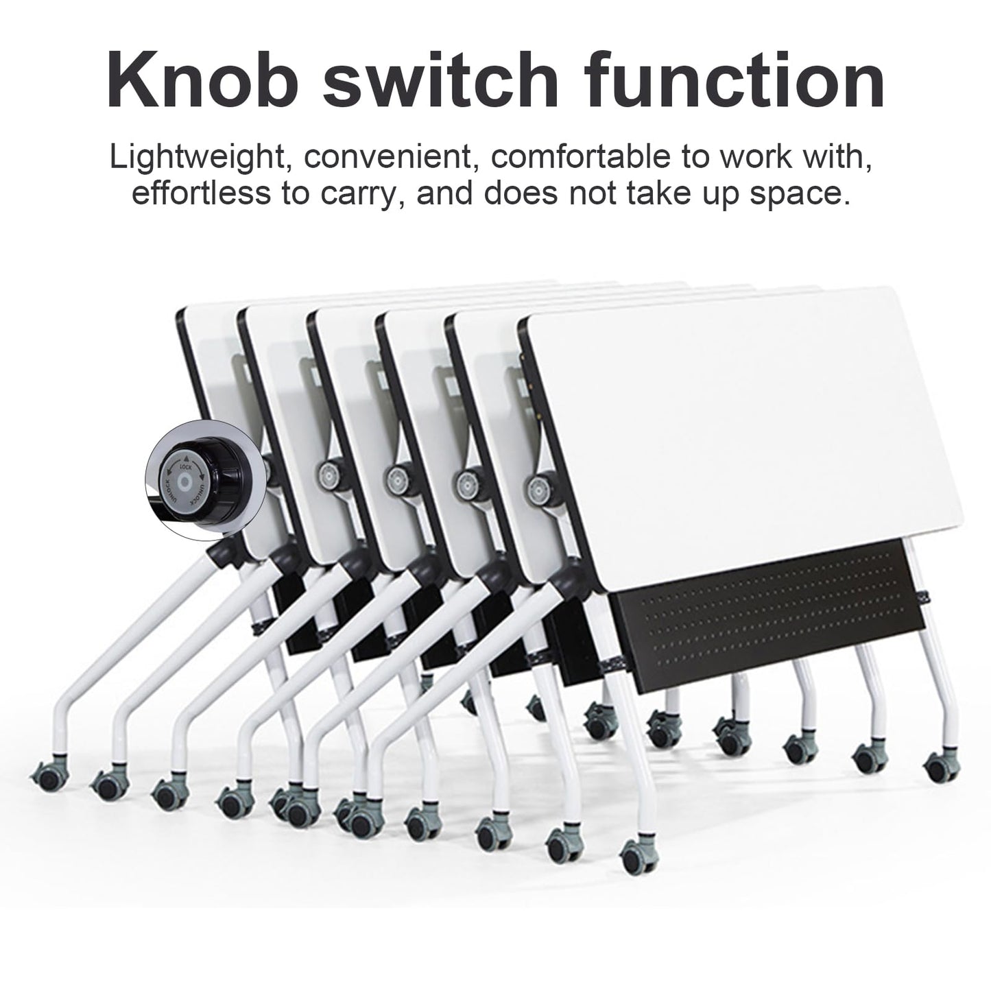 4 Pack Folding Conference Table Conference Room Table Meeting Table