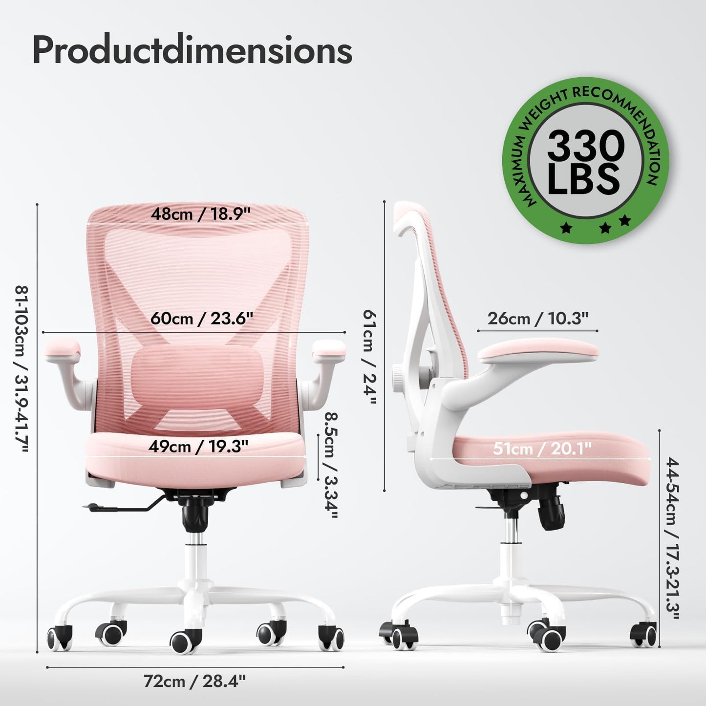 X-Shaped Ergonomic Office Chair