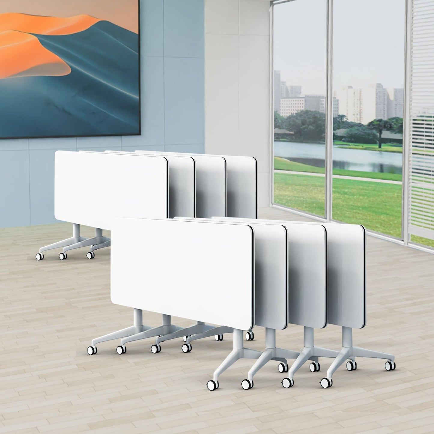 Mobile Folding Conference Table