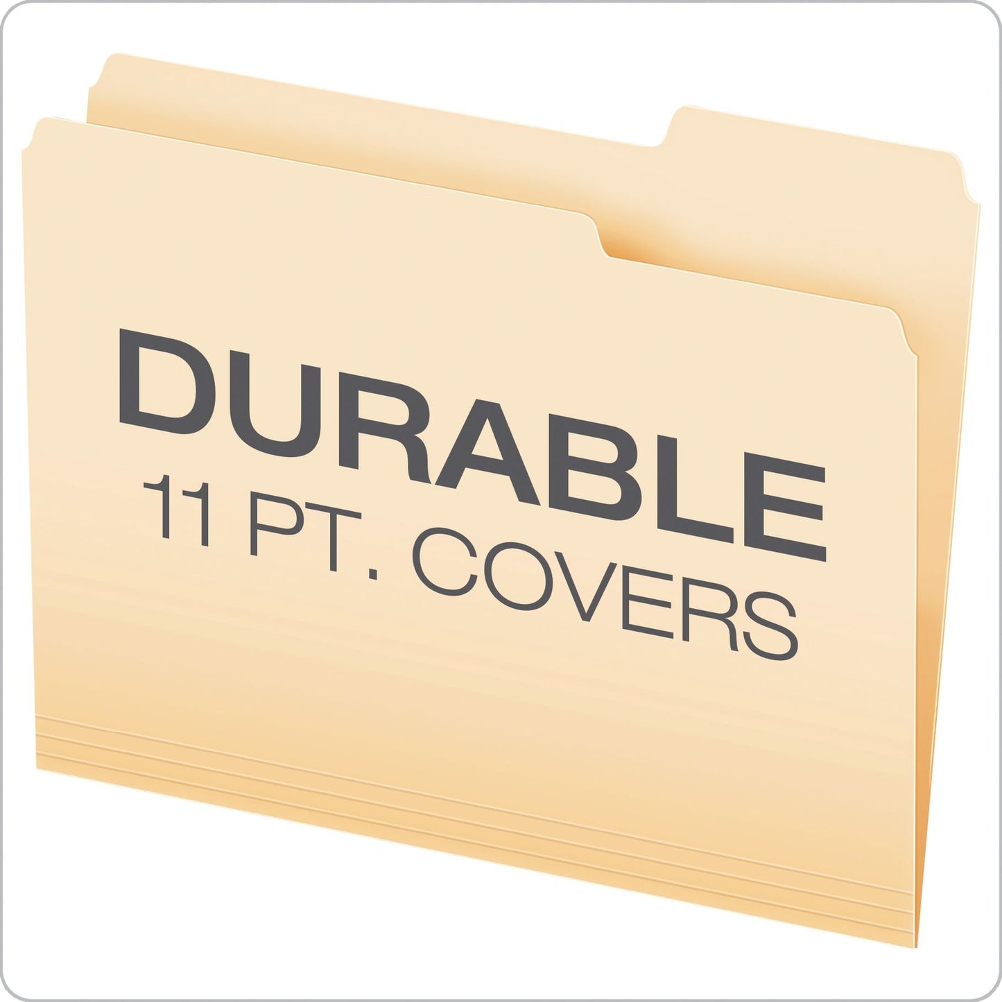 Pendaflex File Folders, Letter Size, 1/3 Cut, Manila