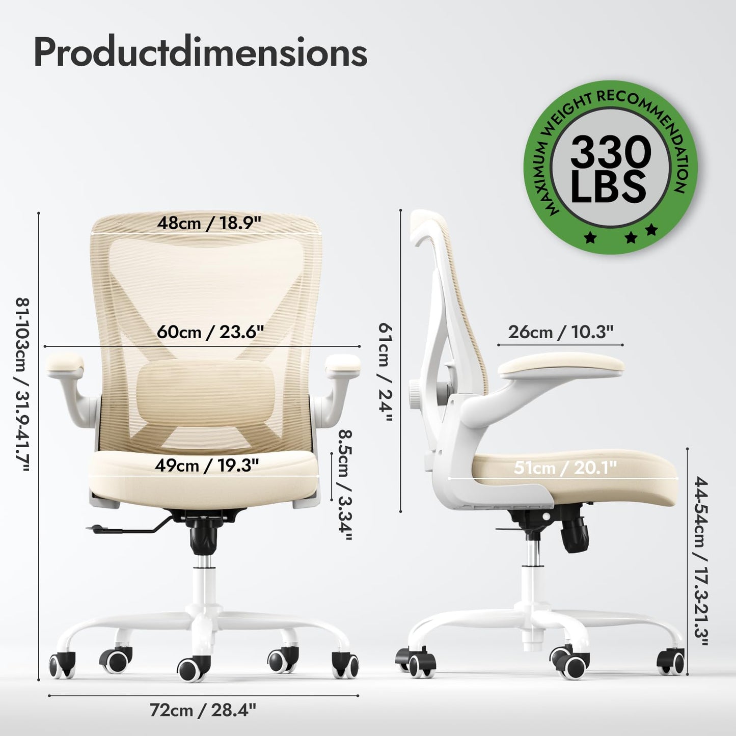 X-Shaped Ergonomic Office Chair