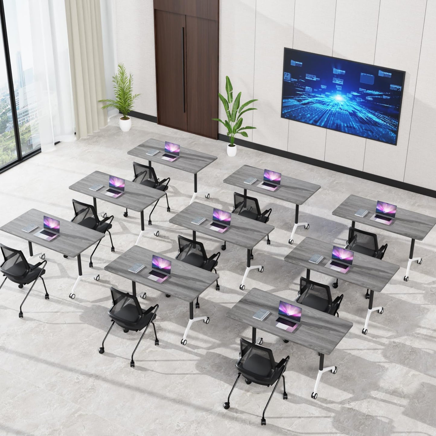 Mobile Folding Conference Table