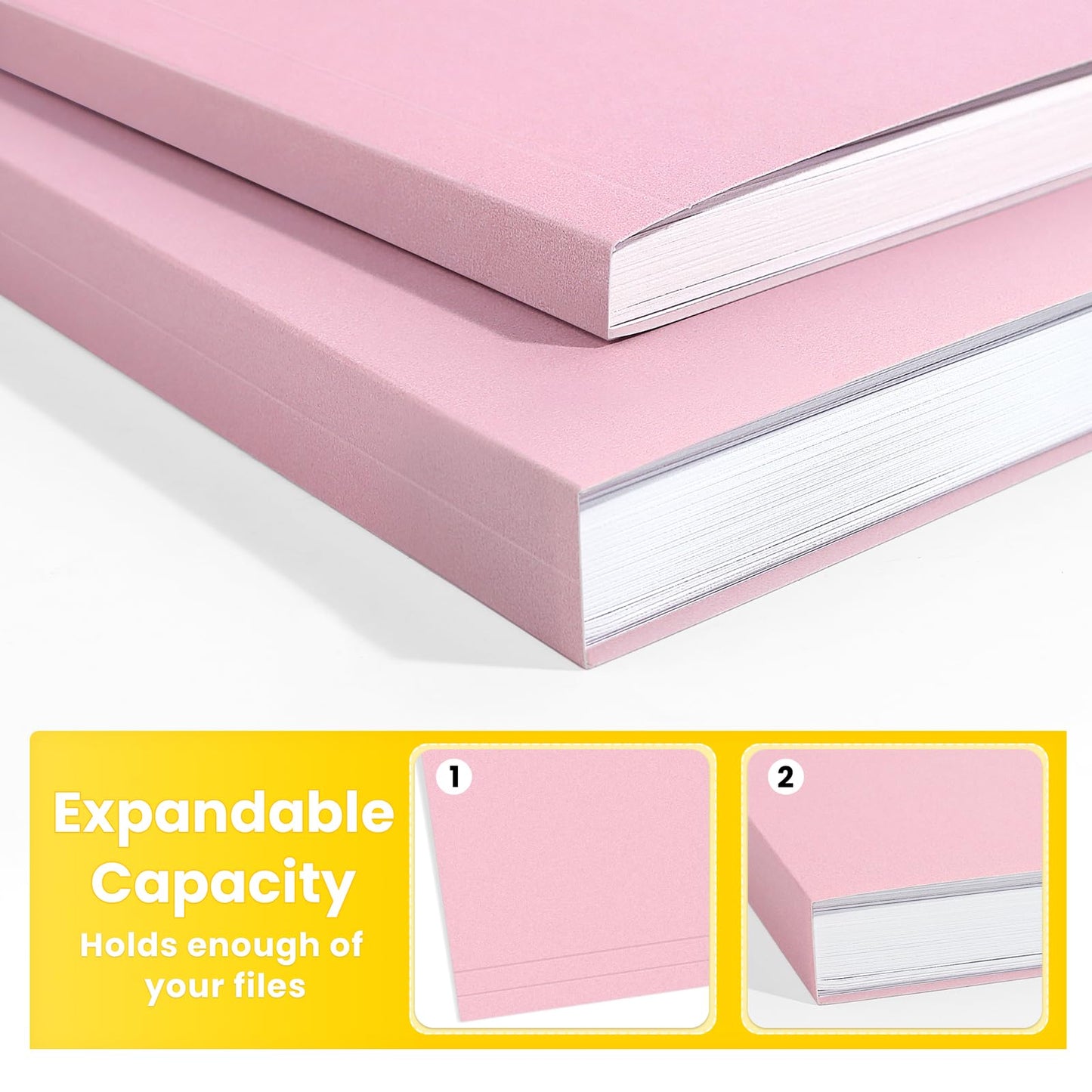 SUNEE File Folders, 30 Pack Manilla Folders 8.5 x 11