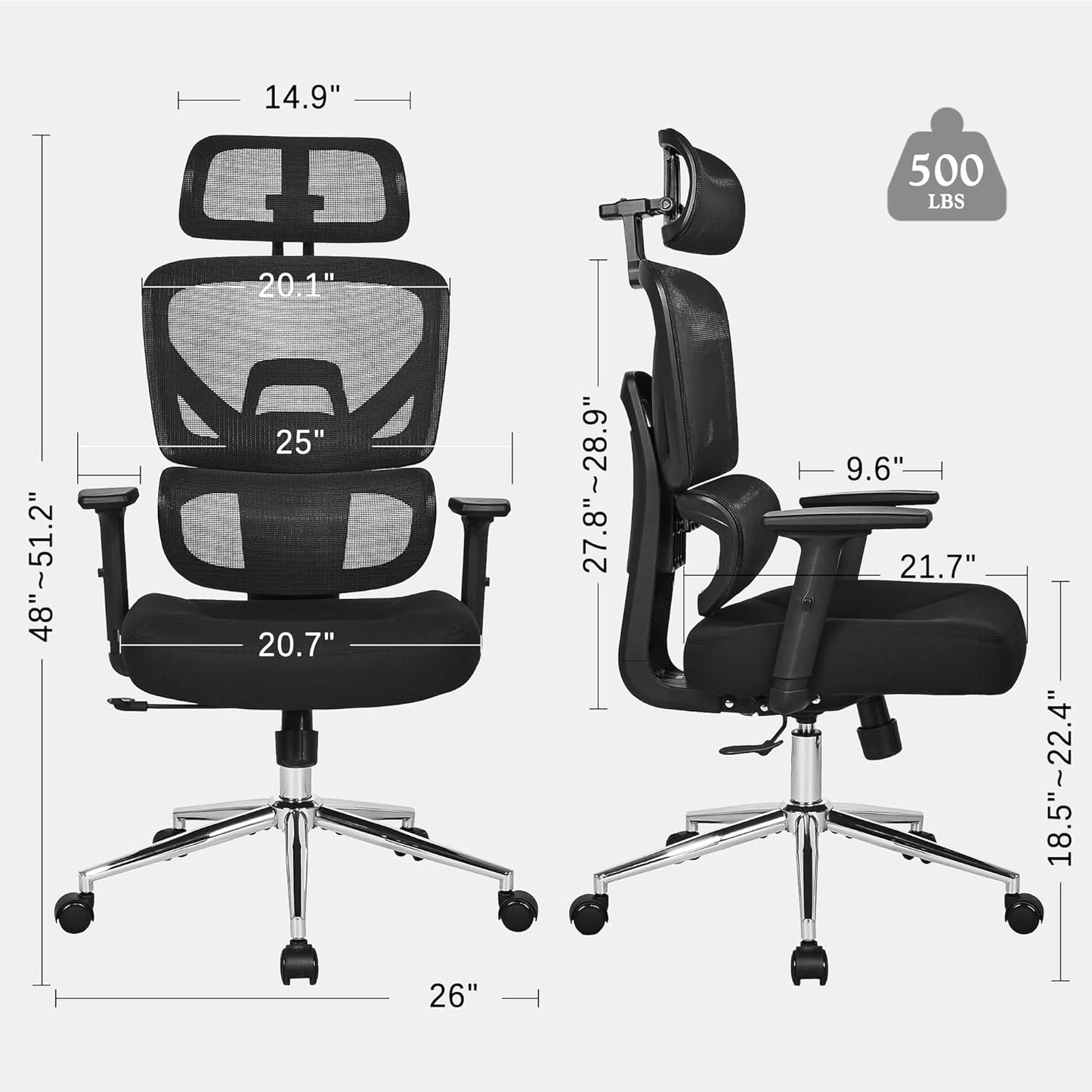 VECELO Mesh Office Chair