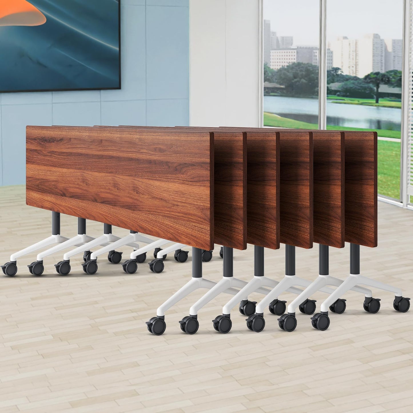 Mobile Folding Conference Table