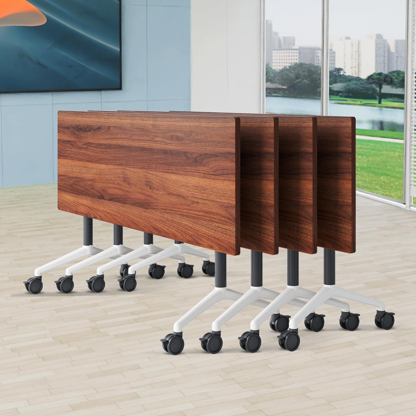 Mobile Folding Conference Table