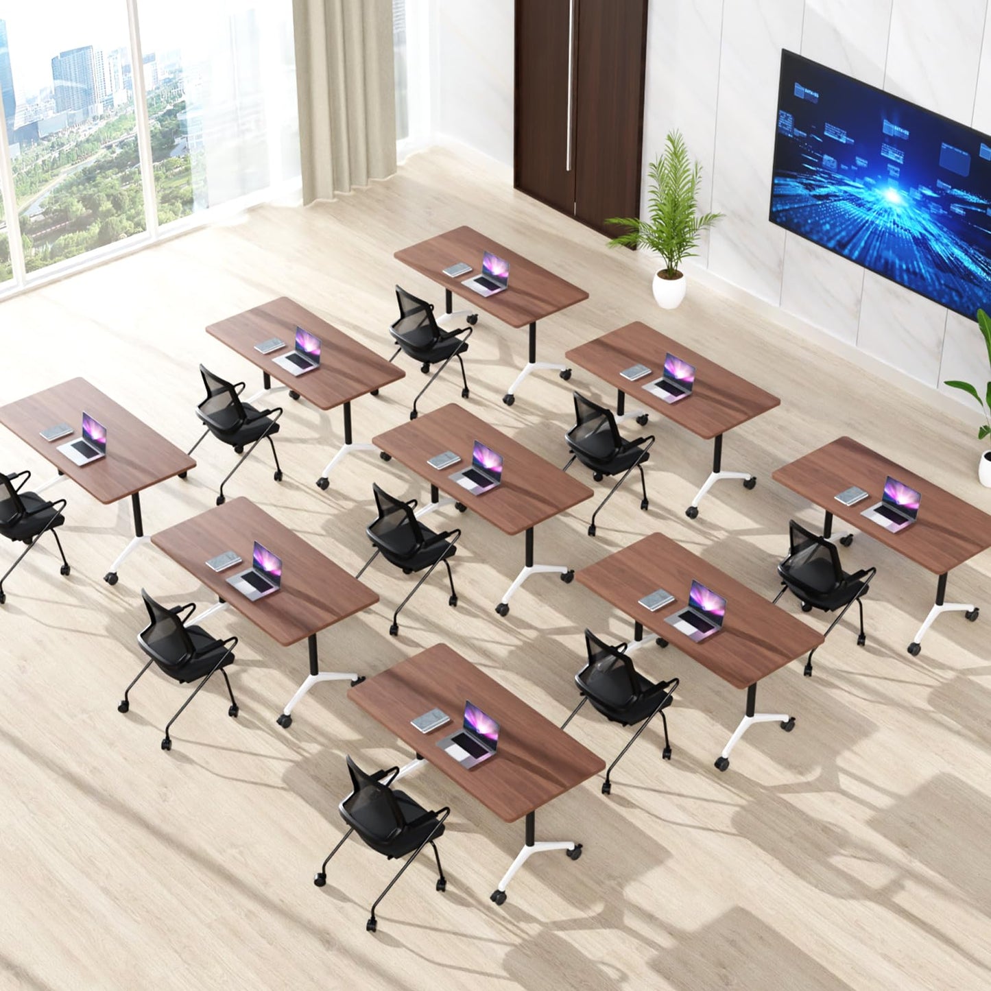 Mobile Folding Conference Table