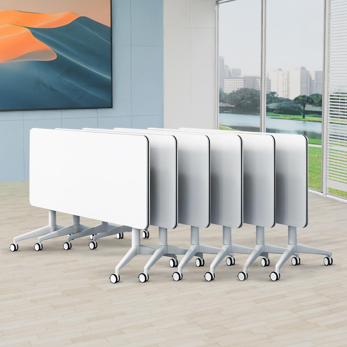 Mobile Folding Conference Table