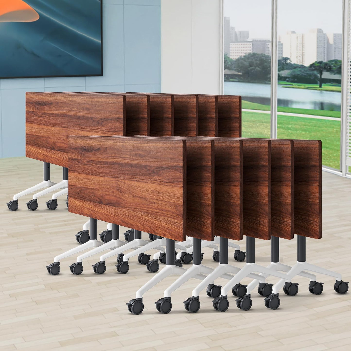 Mobile Folding Conference Table