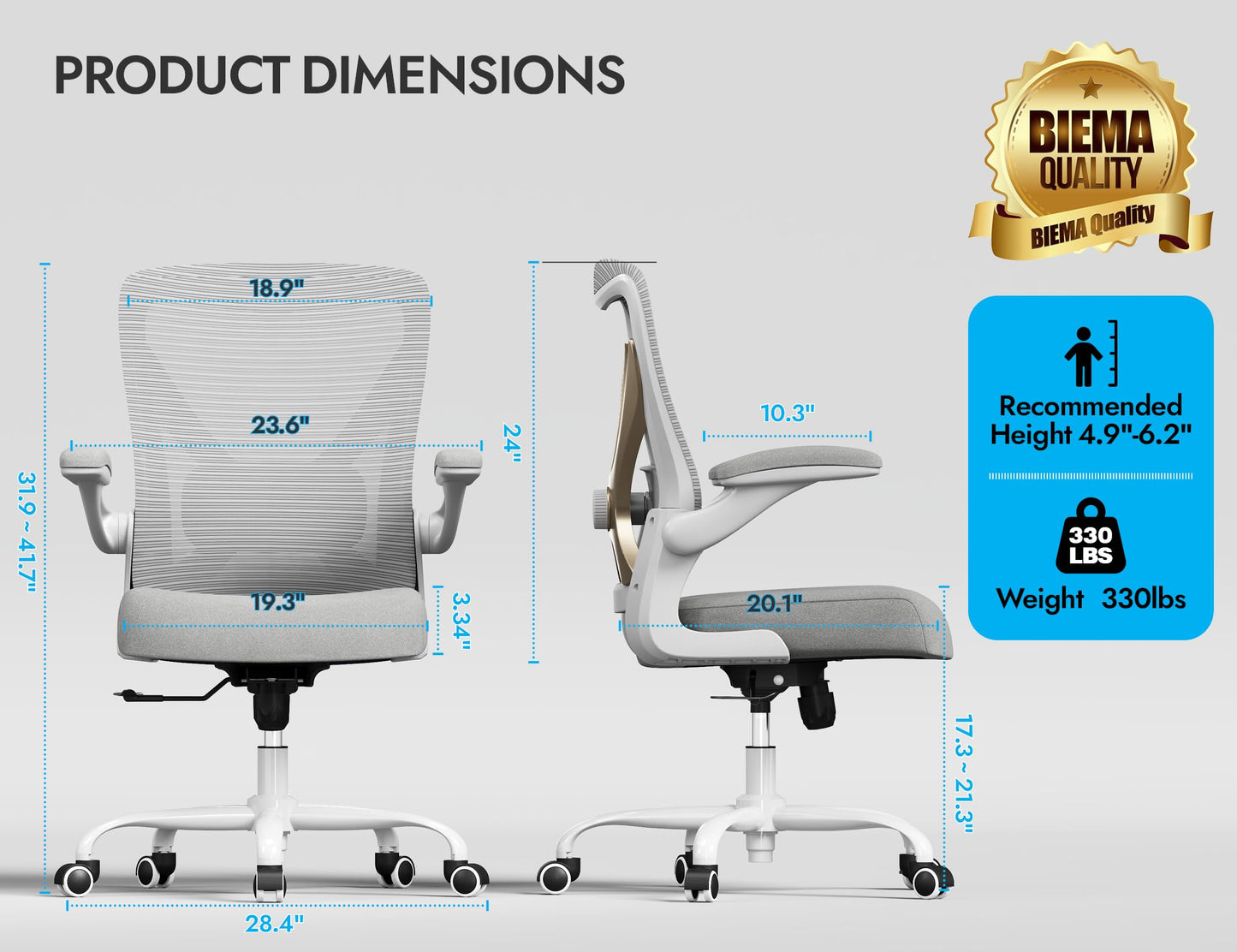 X-Shaped Ergonomic Office Chair
