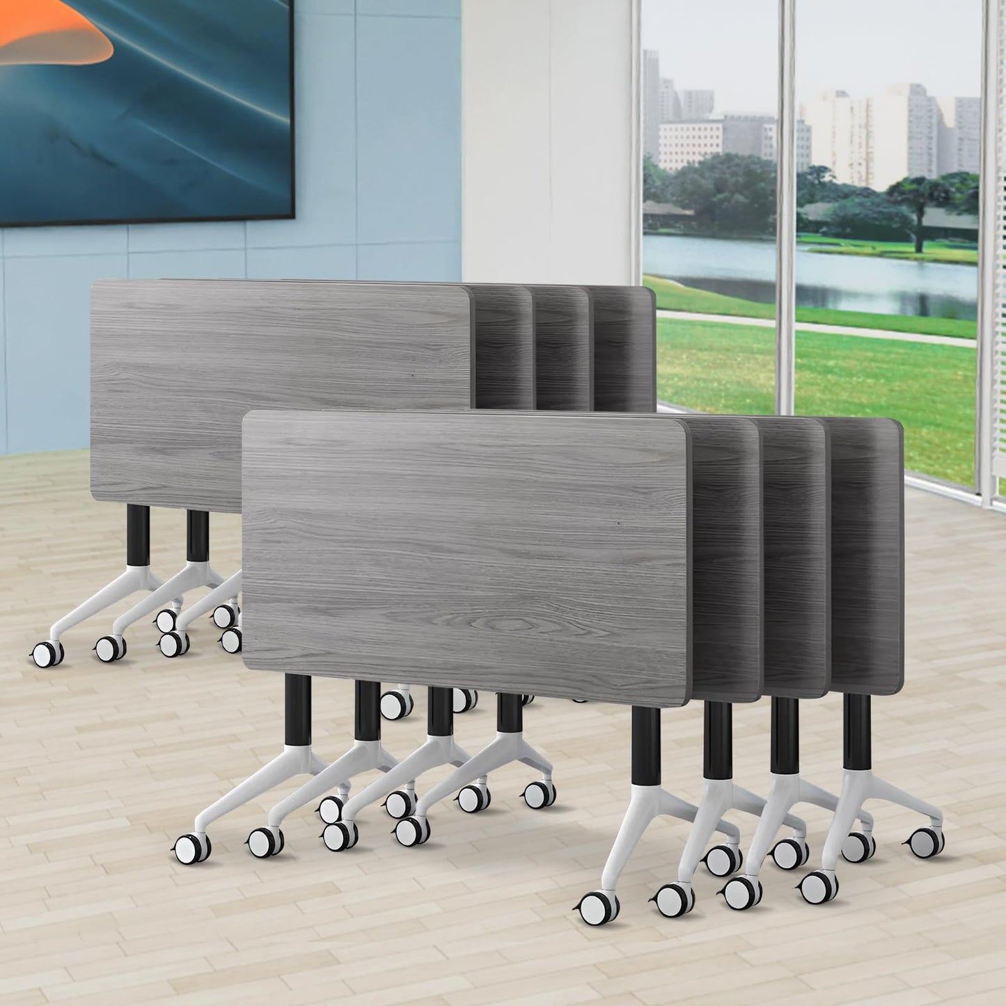 Mobile Folding Conference Table