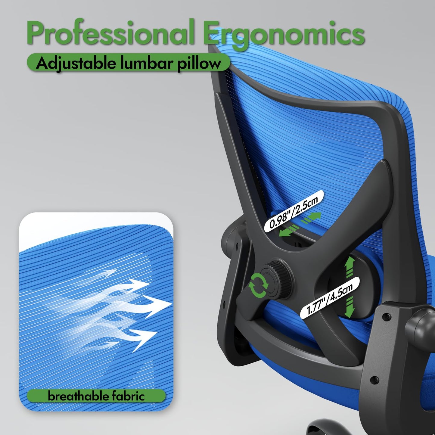 X-Shaped Ergonomic Office Chair