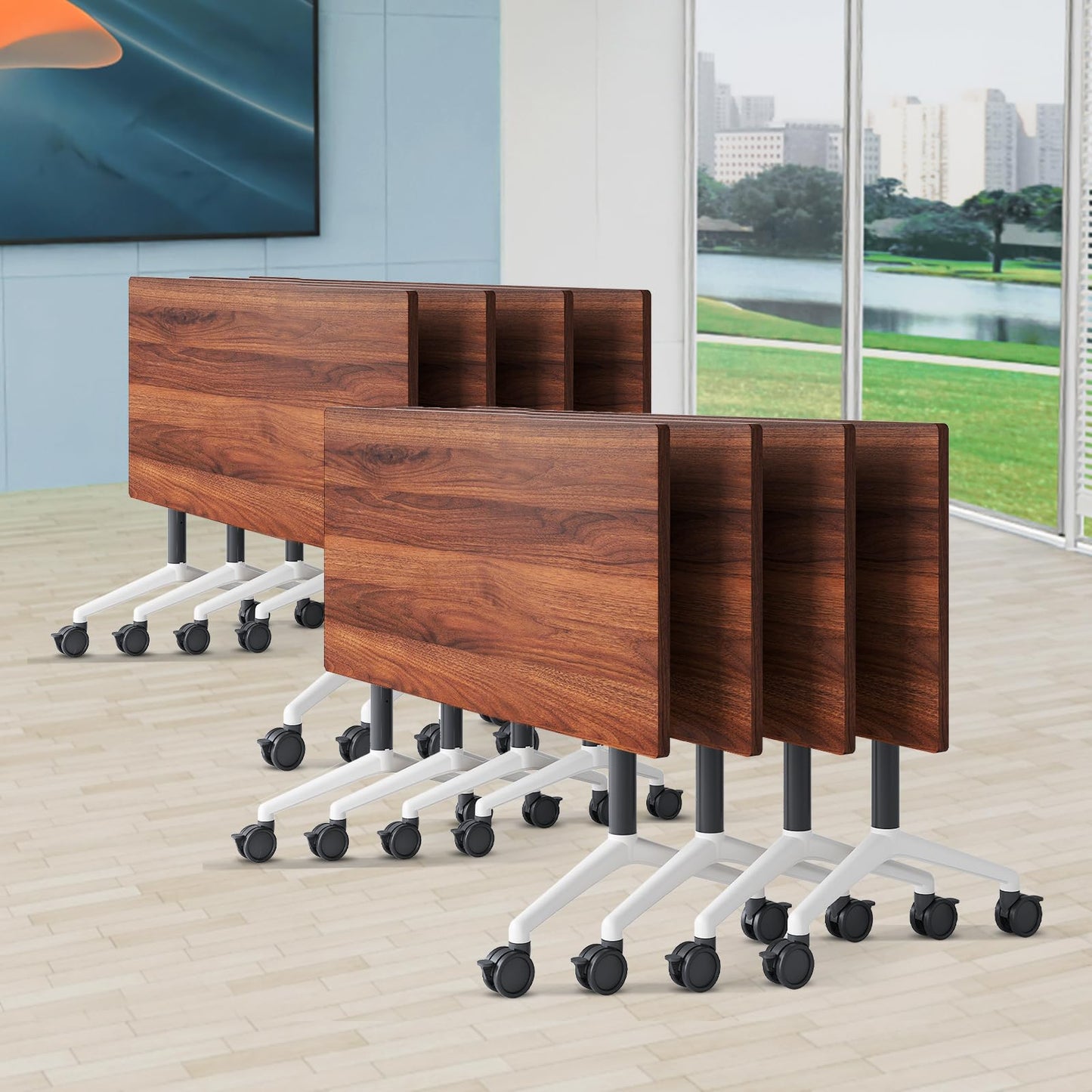 Mobile Folding Conference Table