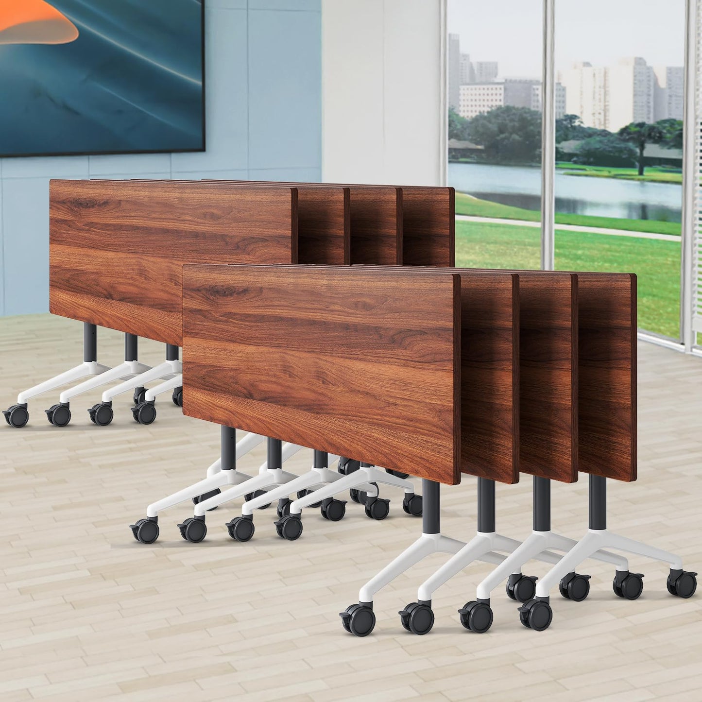 Mobile Folding Conference Table