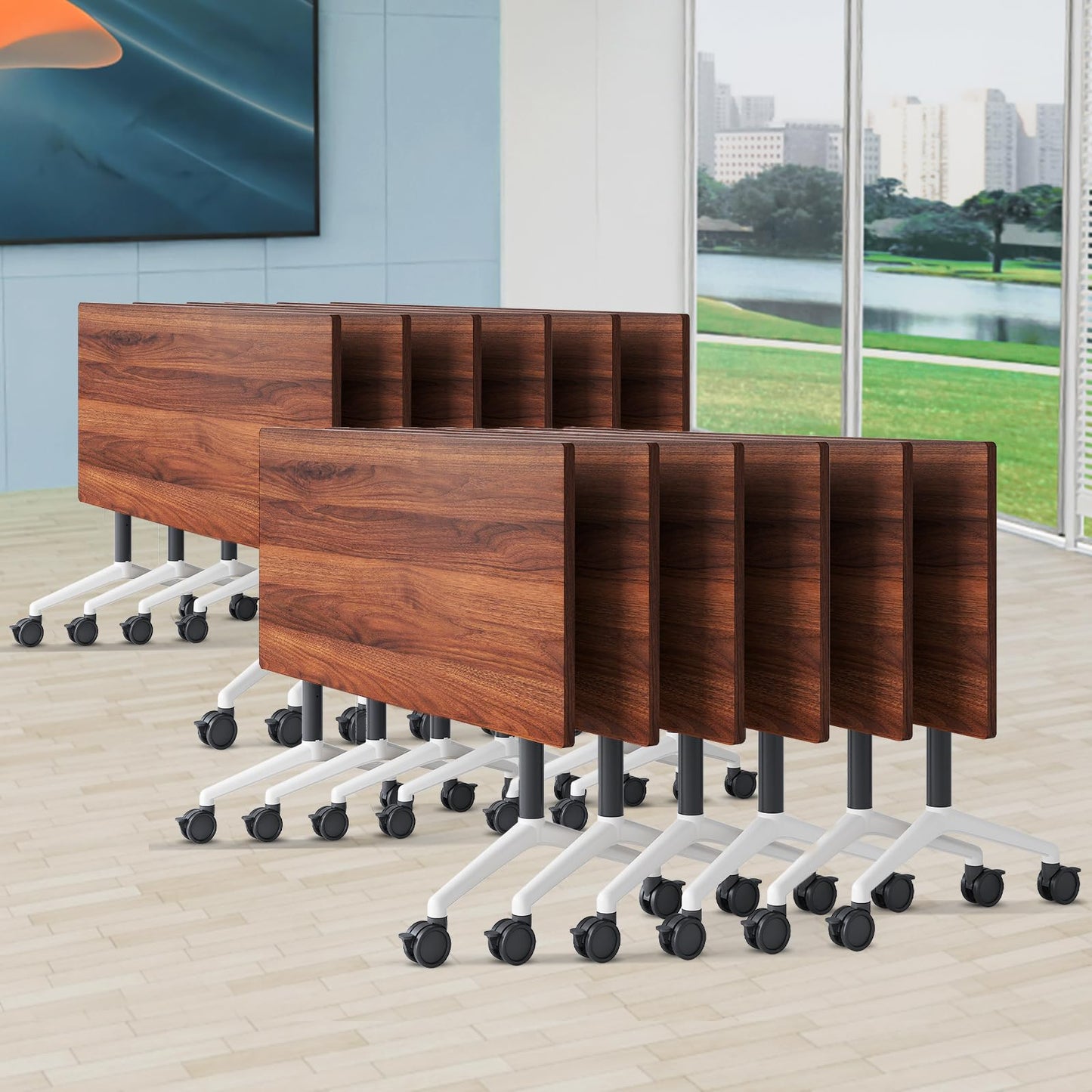 Mobile Folding Conference Table