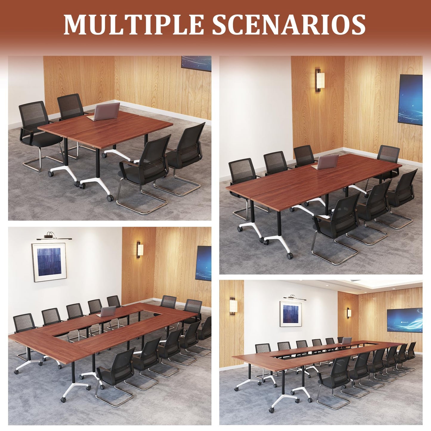 Mobile Folding Conference Table