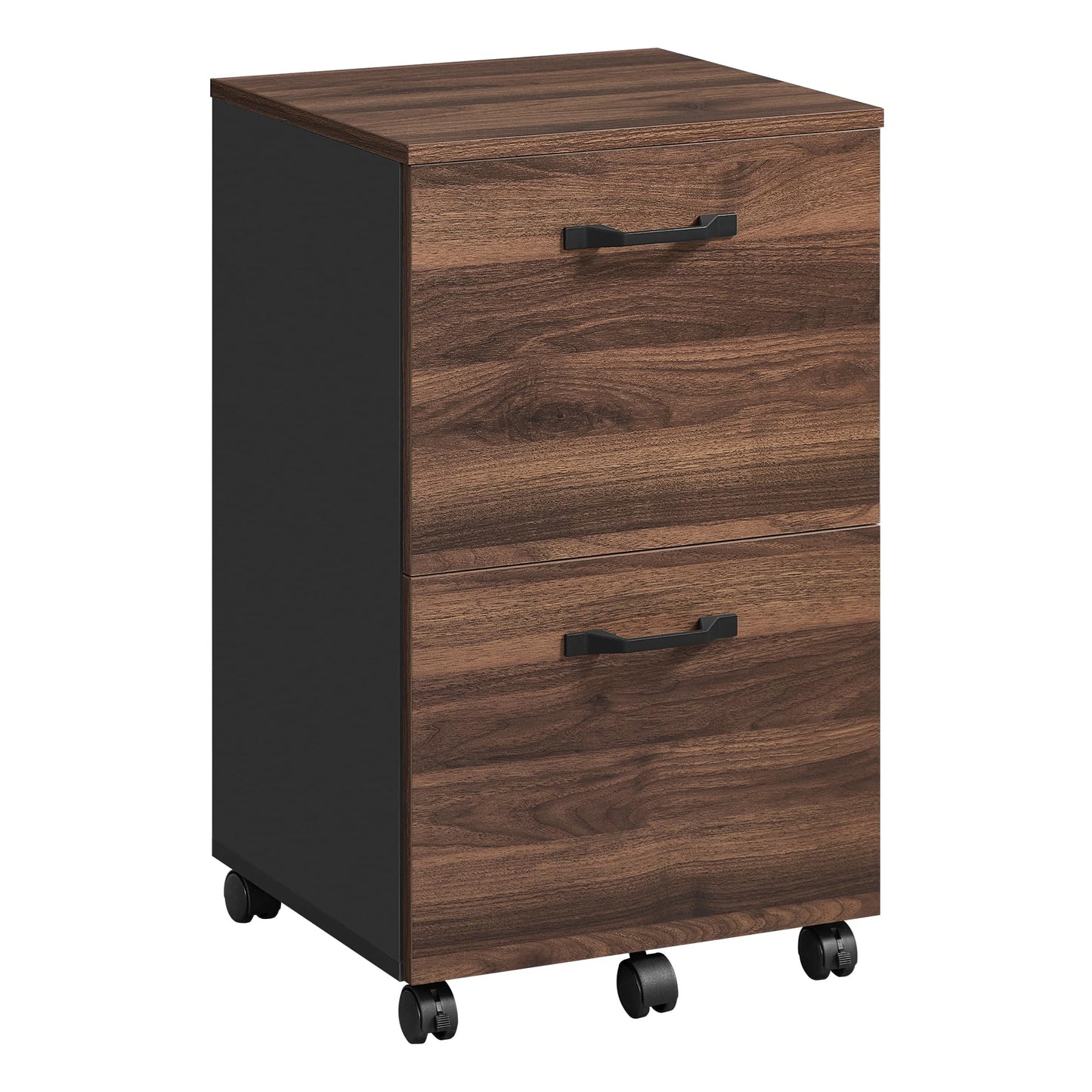 VASAGLE 2-Drawer Rolling File Cabinet, Snow White
