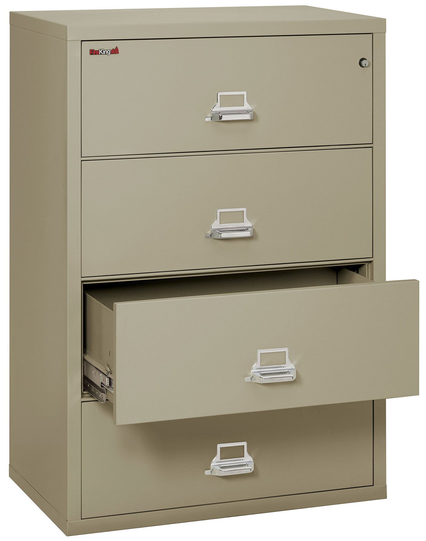 FireKing Lateral 4 Drawer Legal and Letter Fire Safe File Cabinet