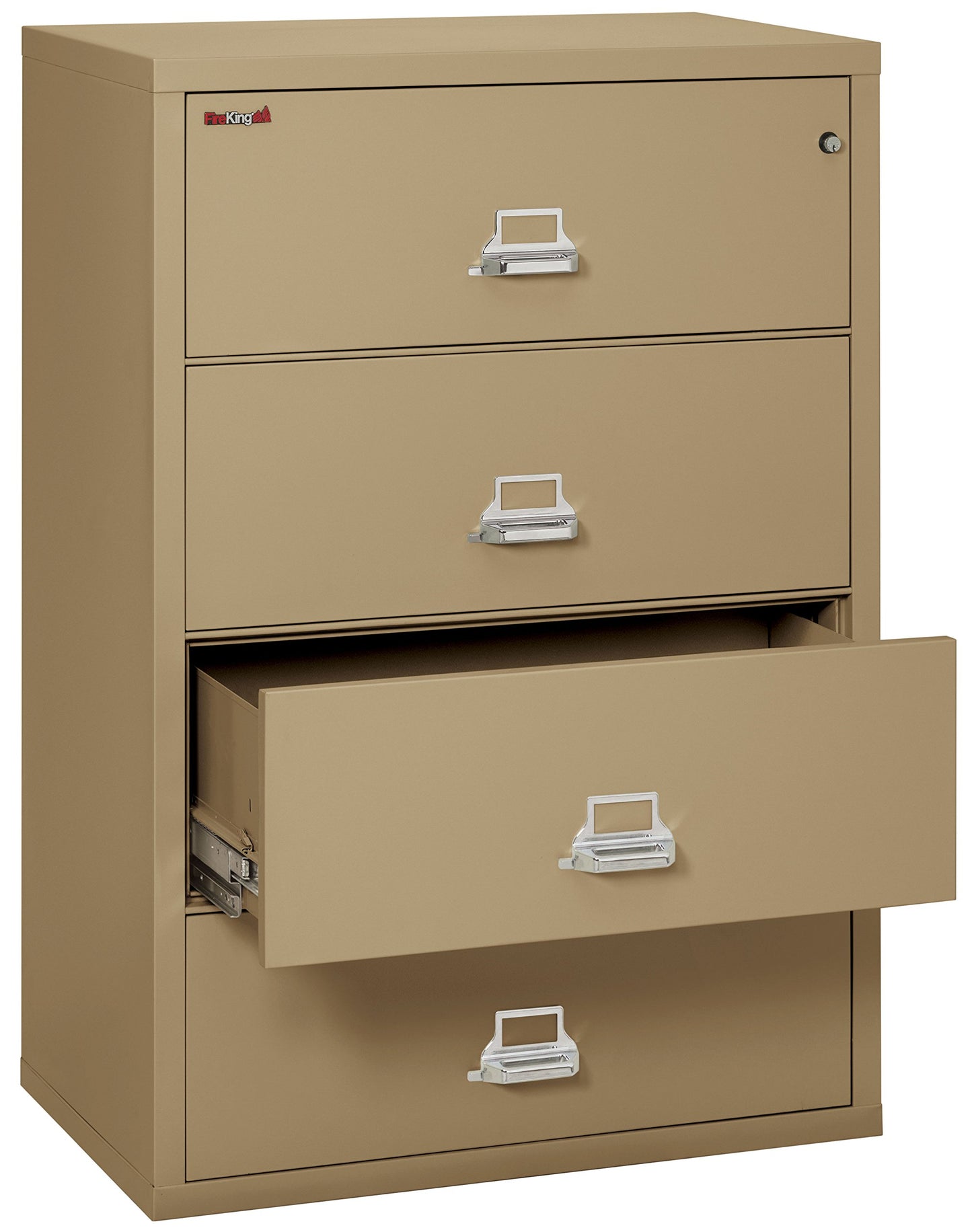 FireKing Lateral 4 Drawer Legal and Letter Fire Safe File Cabinet
