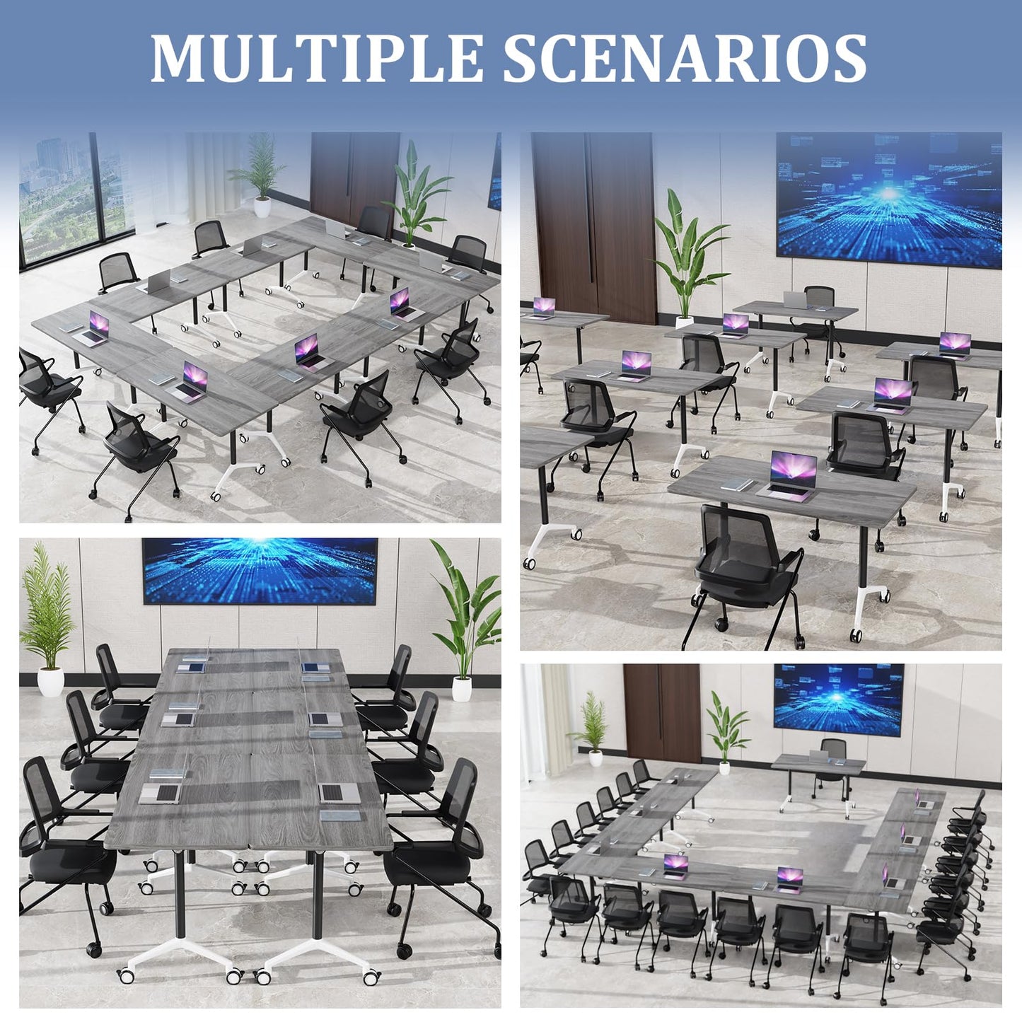 Mobile Folding Conference Table
