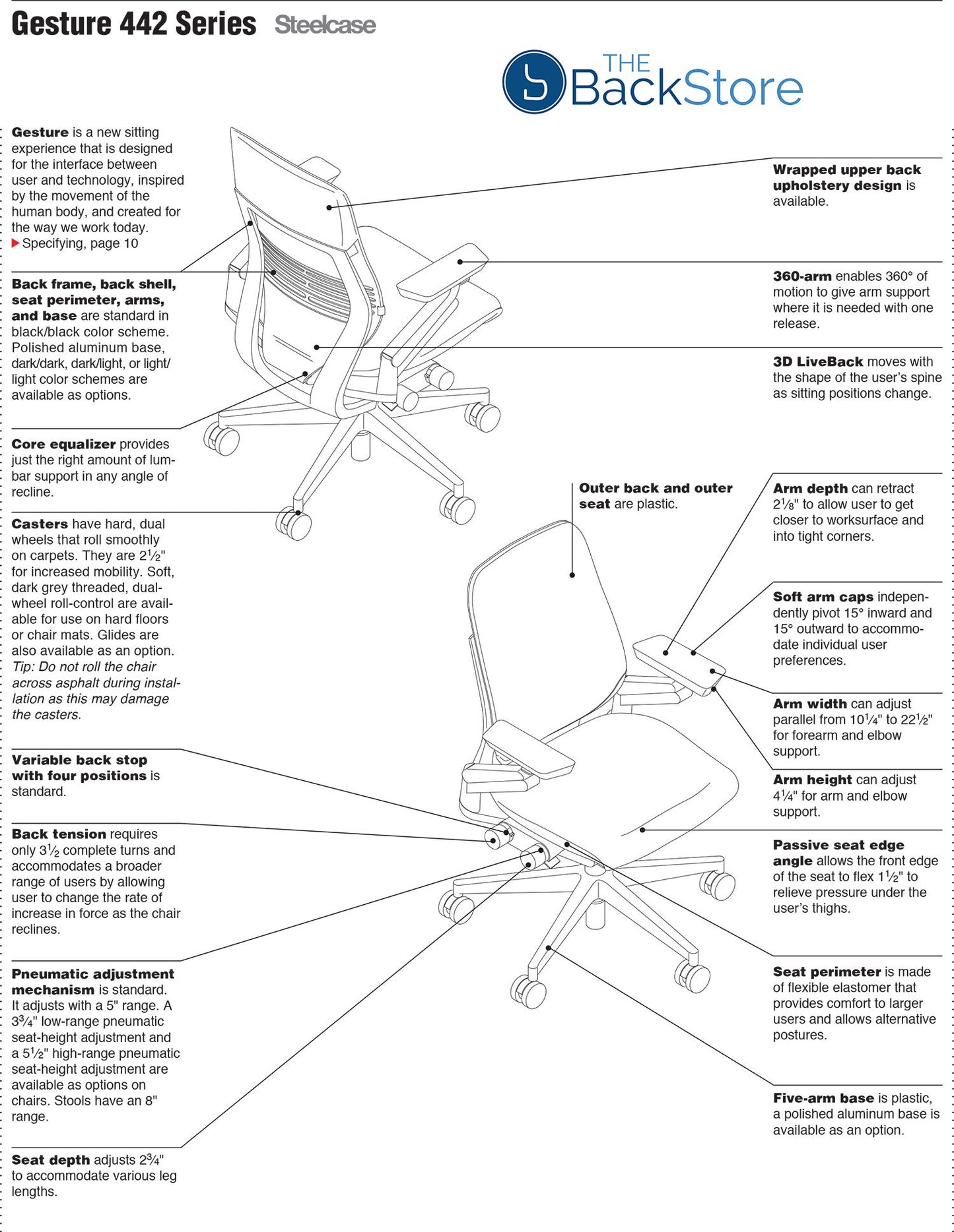Steelcase Gesture Leather Chair