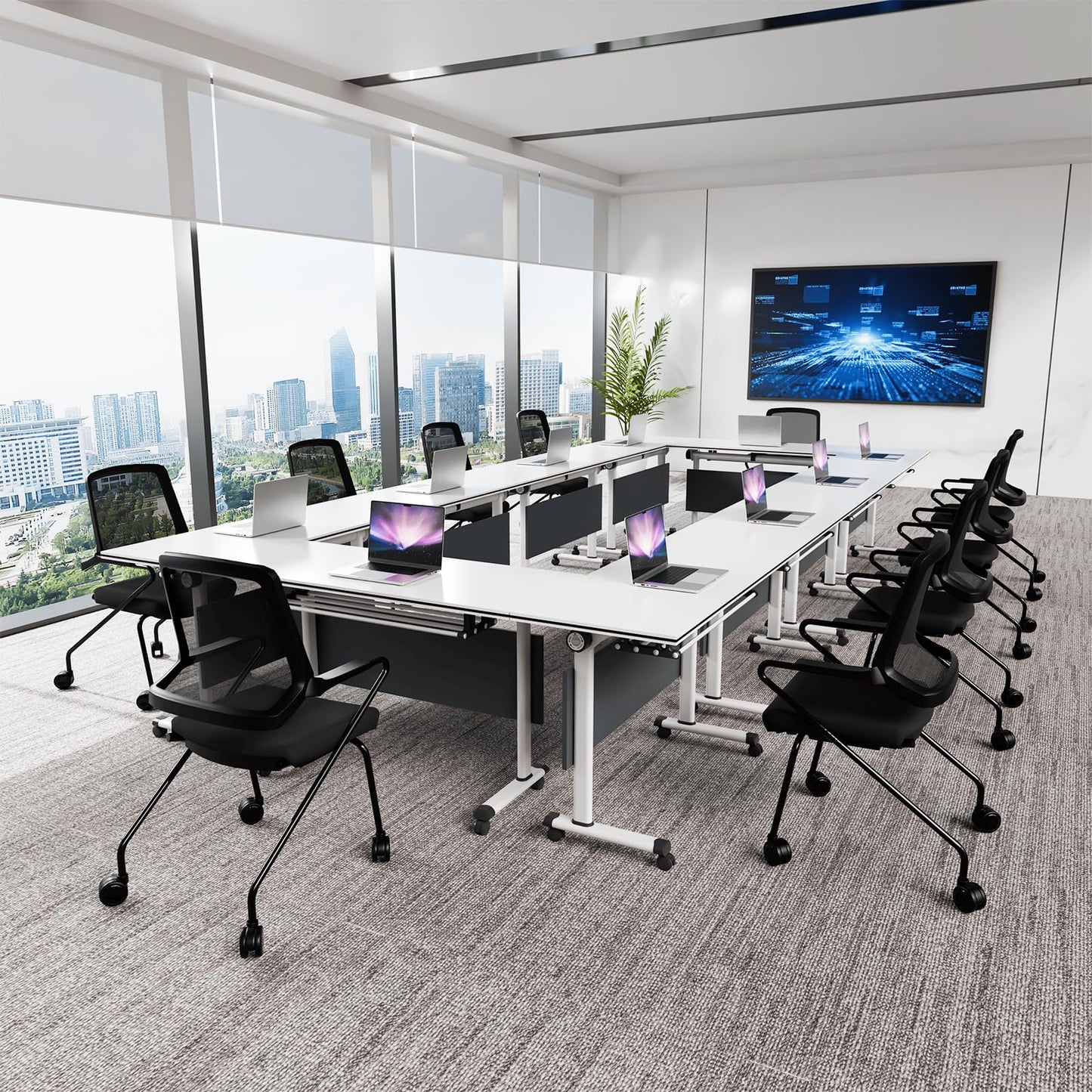 10PCS Folding Conference Tables