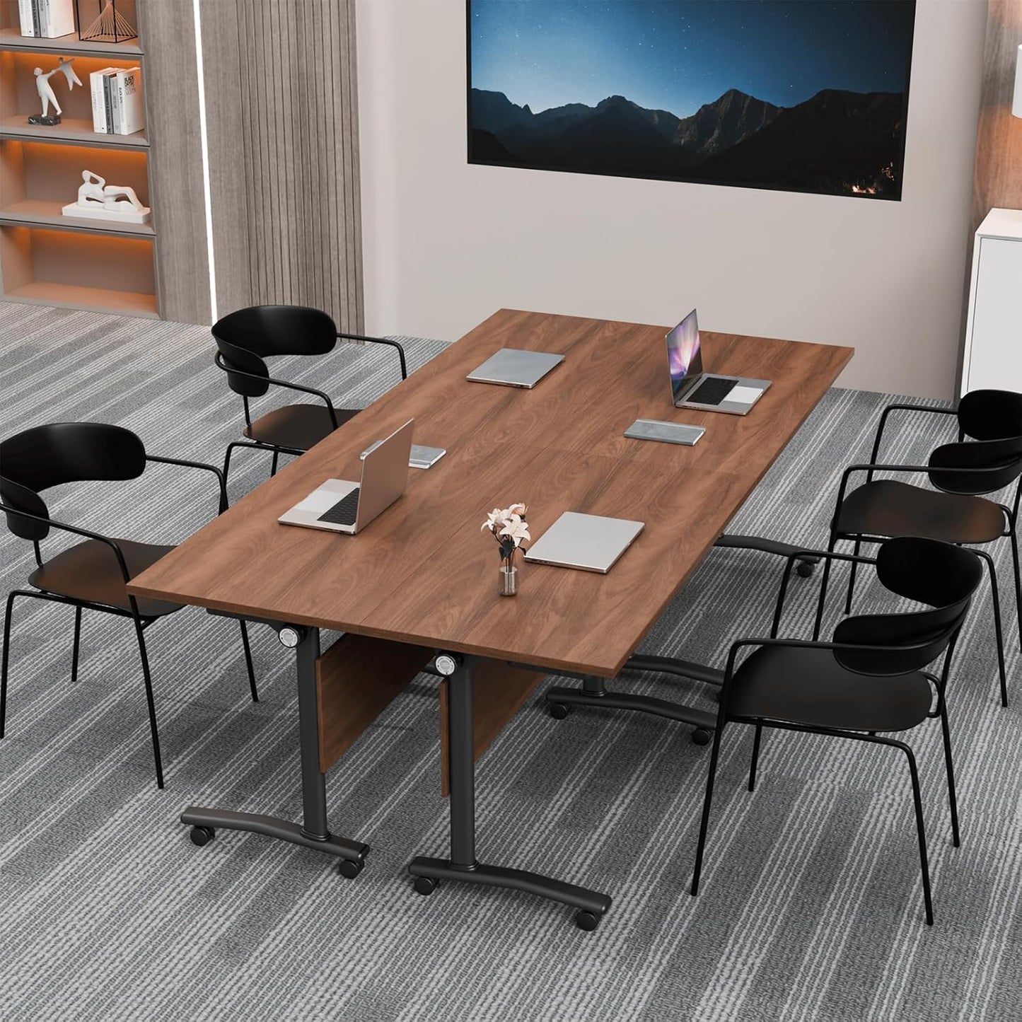 Conference Tables,Folding Conference Table Flip Top Mobile Training Tables