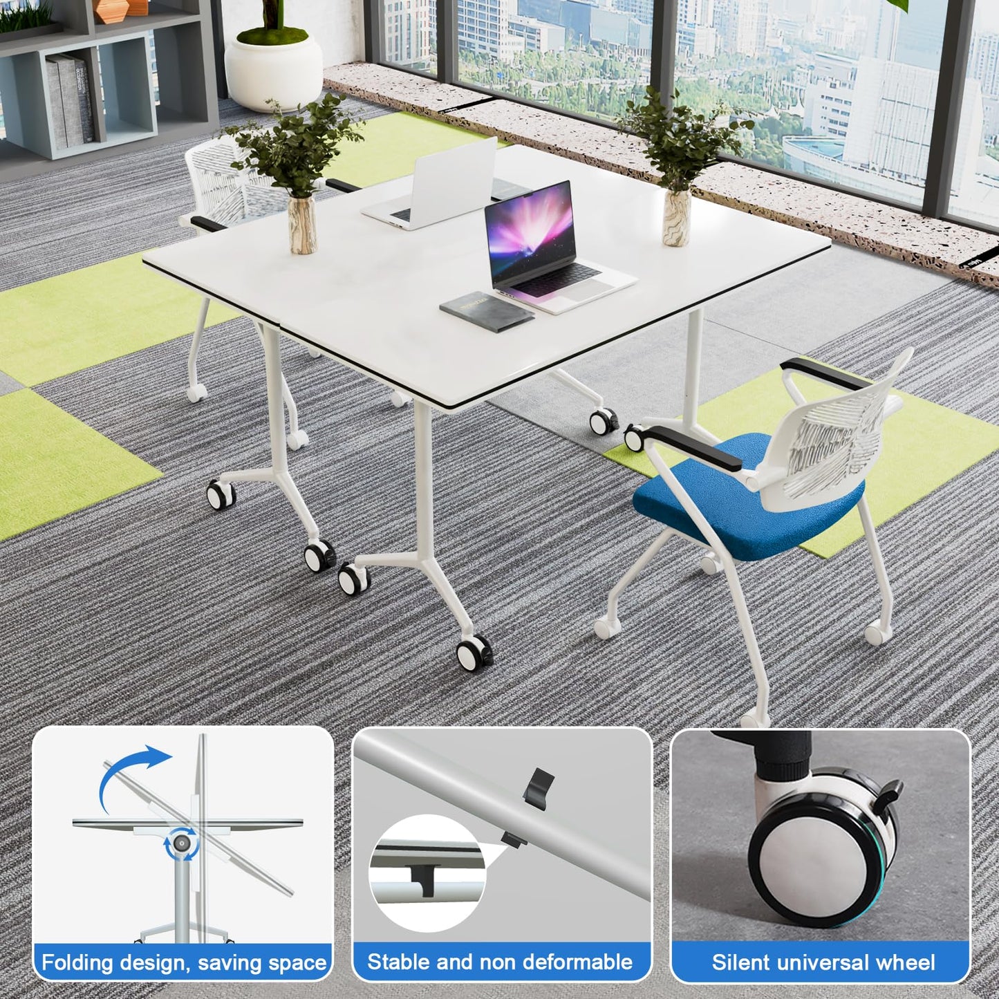 Mobile Folding Conference Table