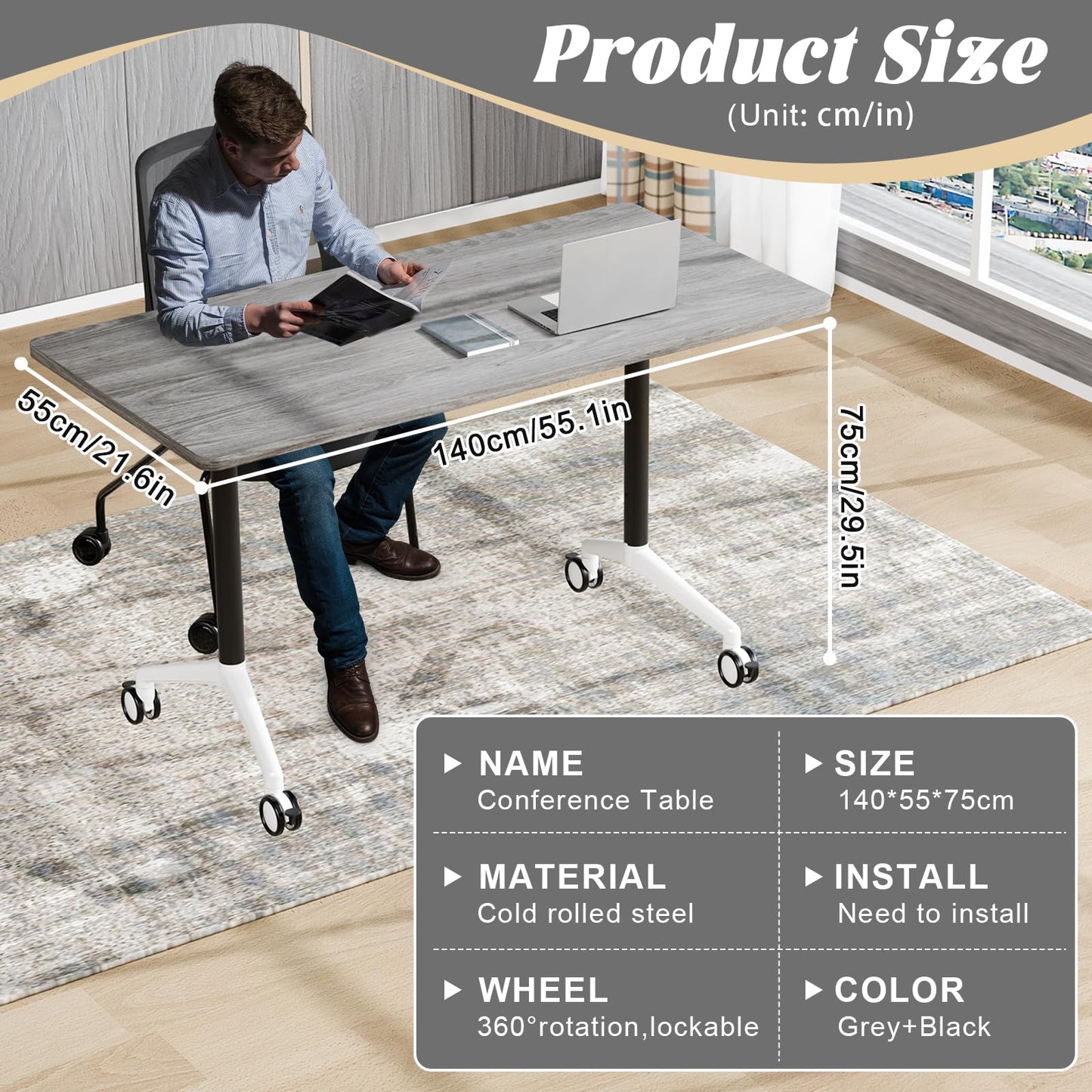 Foldable Conference Table