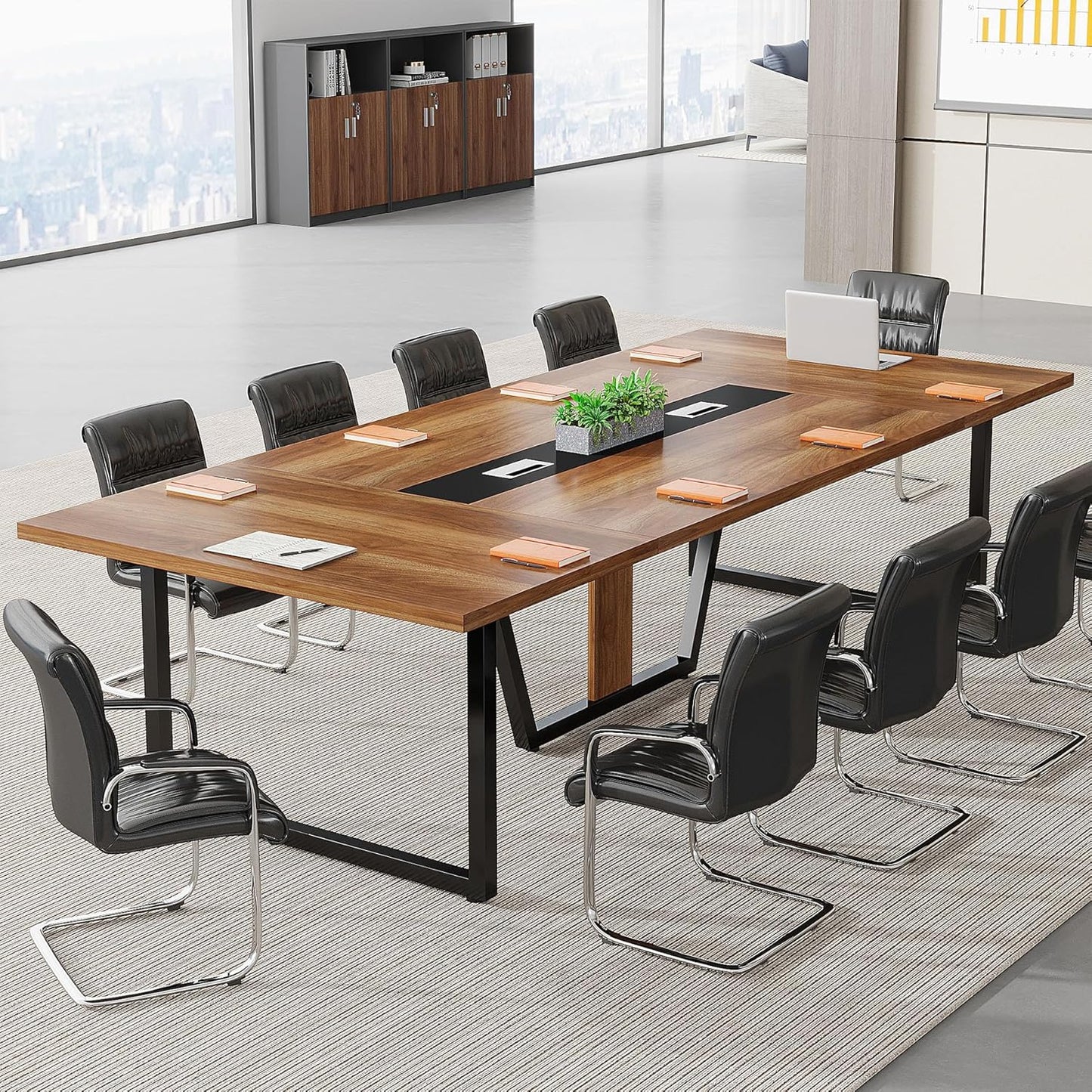 Tribesigns 8FT Conference Table, 94.49 L x 47.24 W x 29.53