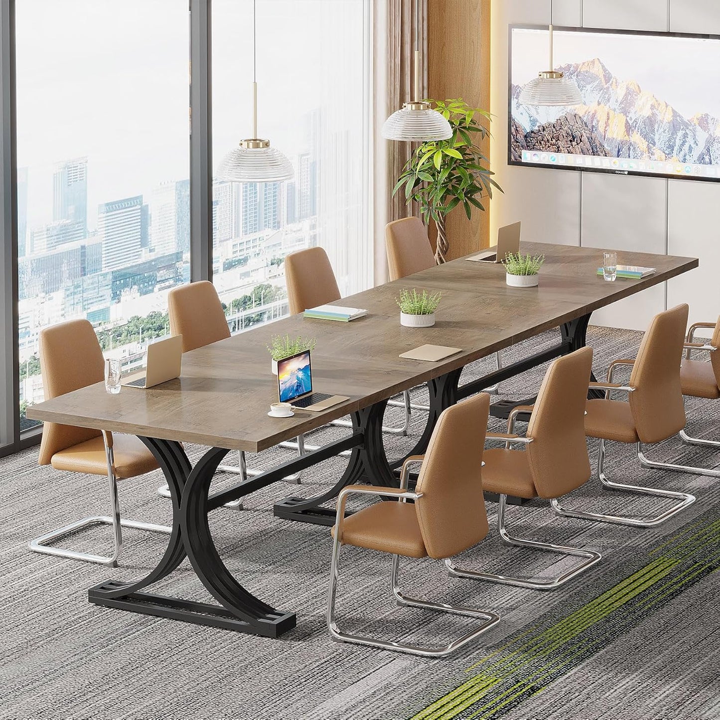 Tribesigns 5FT Small Conference Table for 4 to 6, Modern Meeting Table