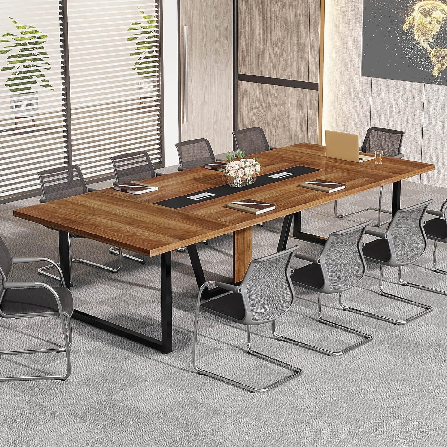 Tribesigns 8FT Conference Table, 94.49 L x 47.24 W x 29.53