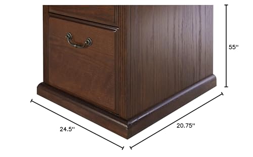 Martin Furniture Huntington Oxford 4-Drawer File Cabinet