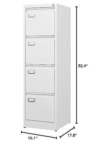 2-Drawer Vertical Locking File Cabinet, Steel, Letter Size