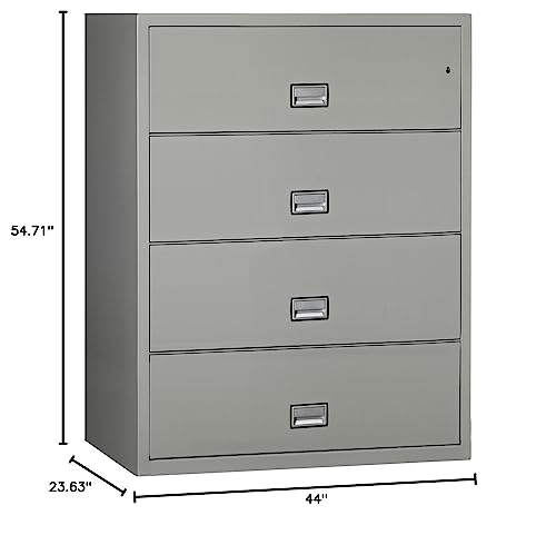 44 inch 4-Drawer Lateral Fireproof File Cabinet