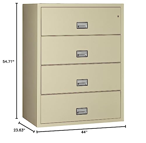 44 inch 4-Drawer Lateral Fireproof File Cabinet